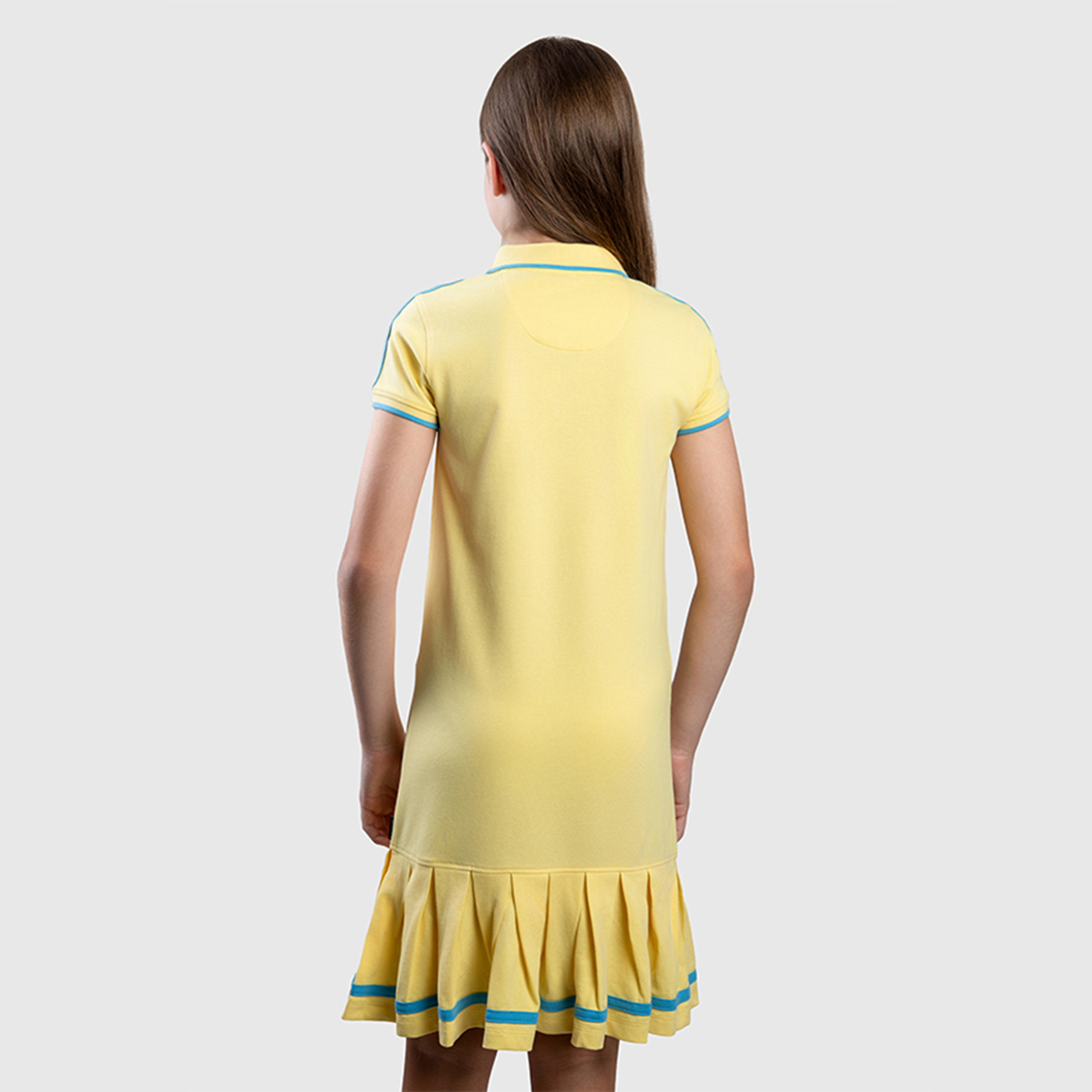 Beverly Hills Polo Club Cotton Solid Midi Dress-girls-clothing-dressesandjumpsuits-image-4