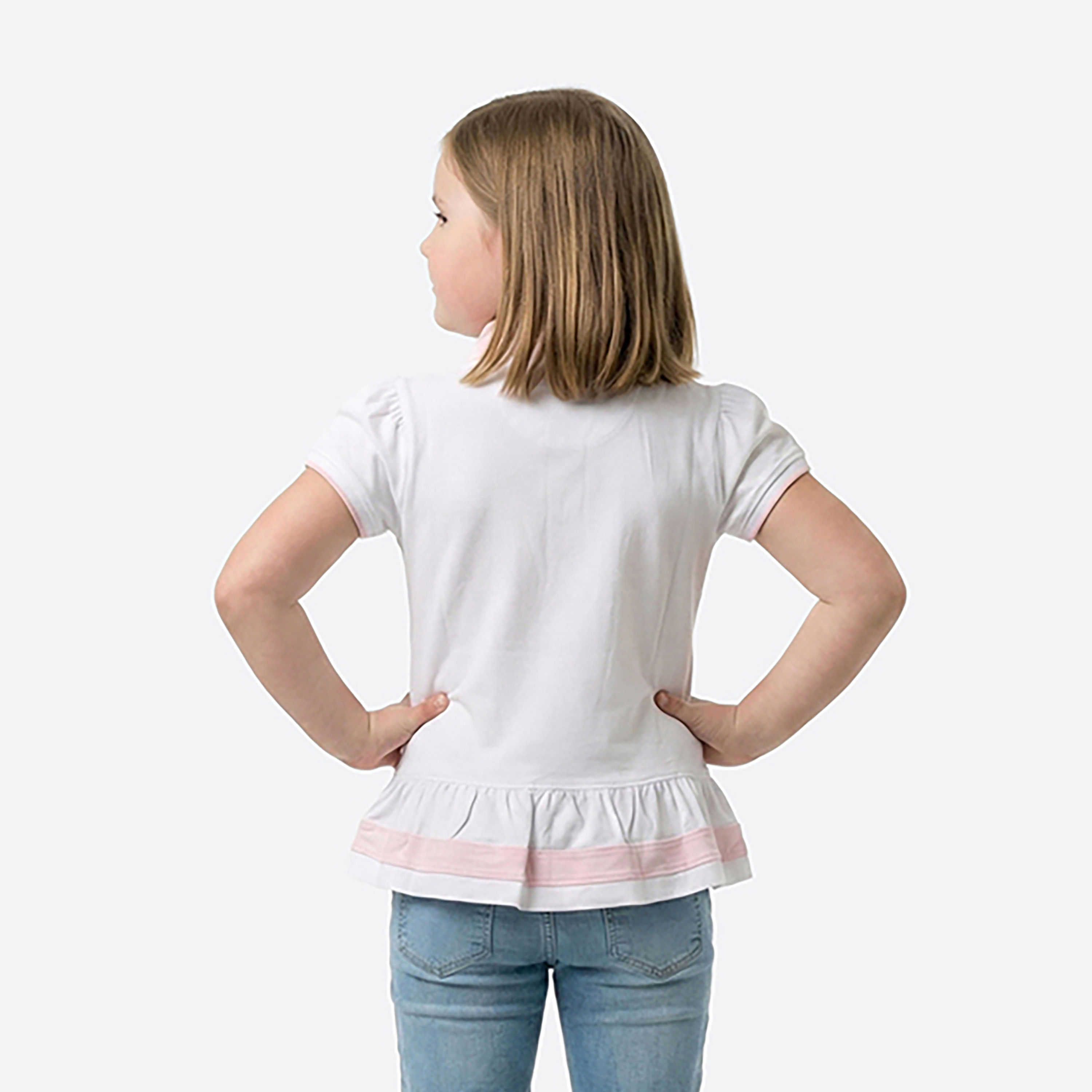 Beverly Hills Polo Club Solid Cotton Short Sleeves Collared Top-girls-clothing-blousesandshirts-image-3