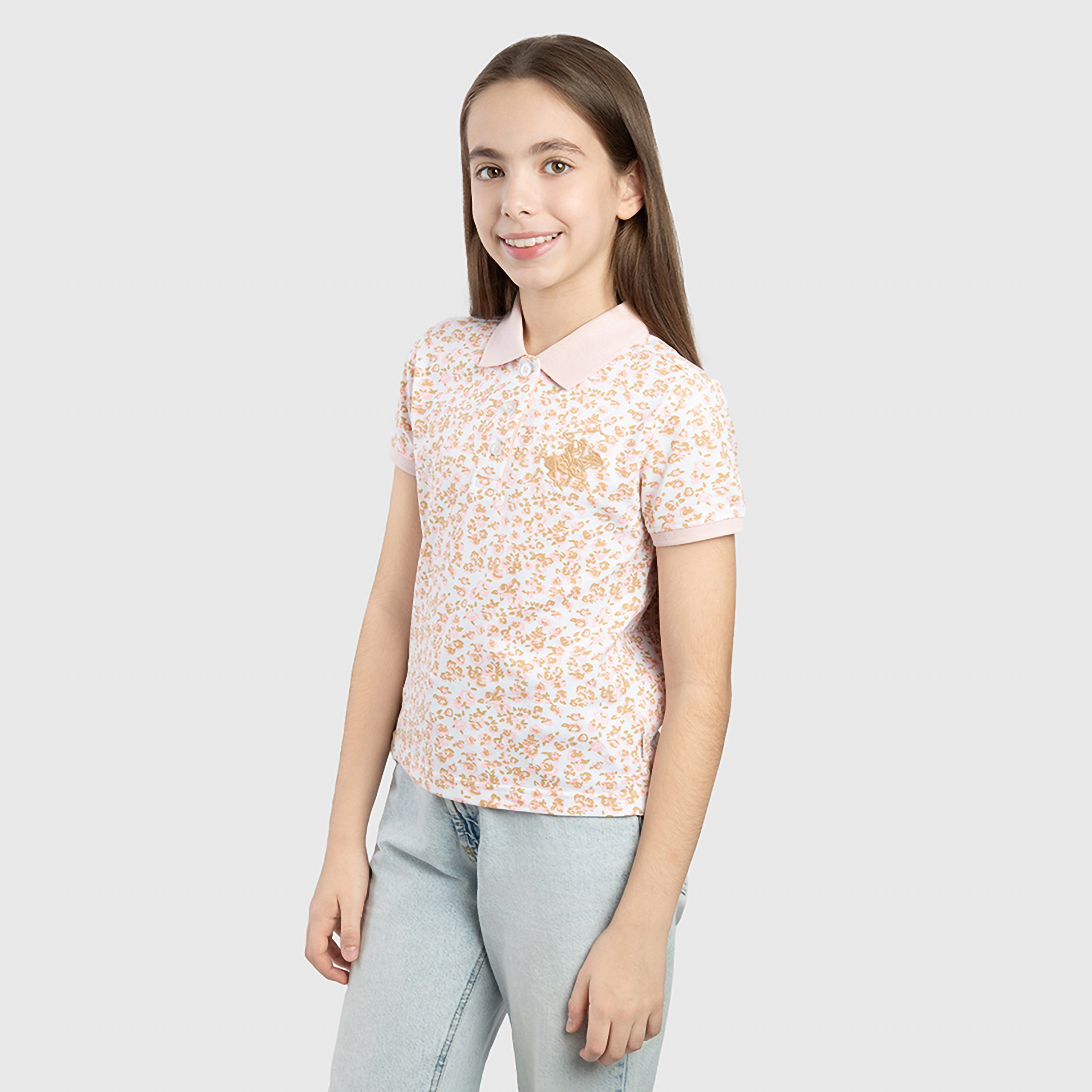 تي شيرت مطبوع بأكمام قصيرة من بيفرلي هيلز بولو كلوب-girls-clothing-tshirts-image-7