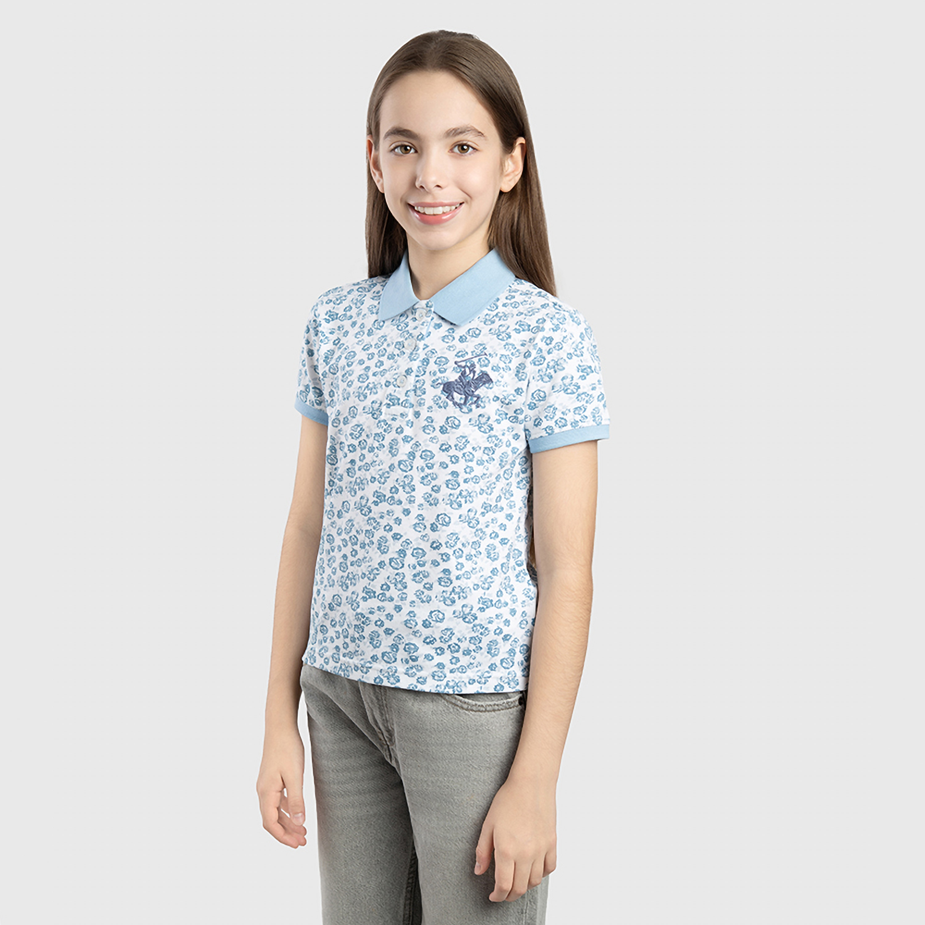 Beverly Hills Polo Club Printed Short Sleeves T-Shirt-girls-clothing-tshirts-image-3