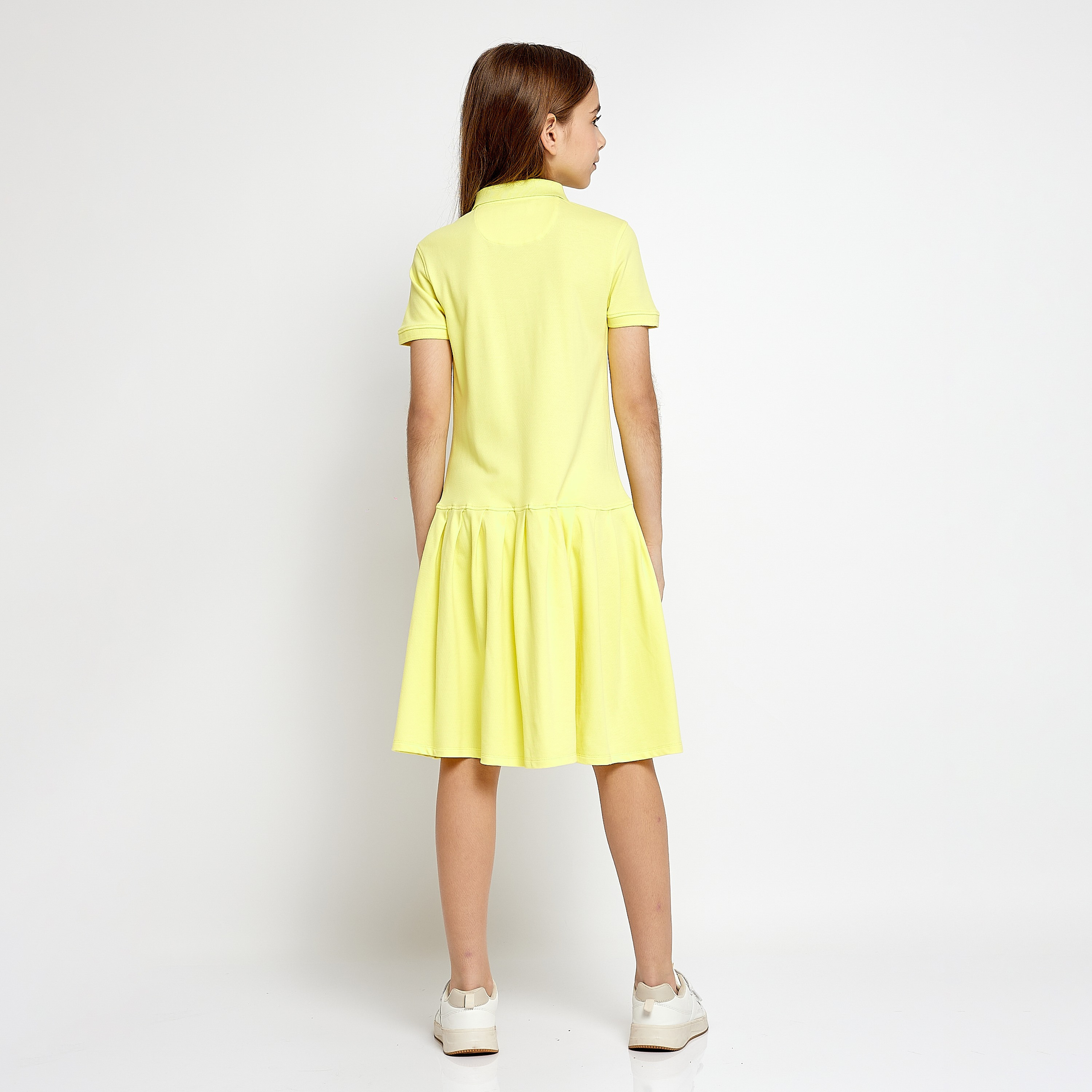 فستان بأكمام قصيرة وطول حتى الركبة من بيفرلي هيلز بولو كلوب-girls-clothing-dressesandjumpsuits-image-2