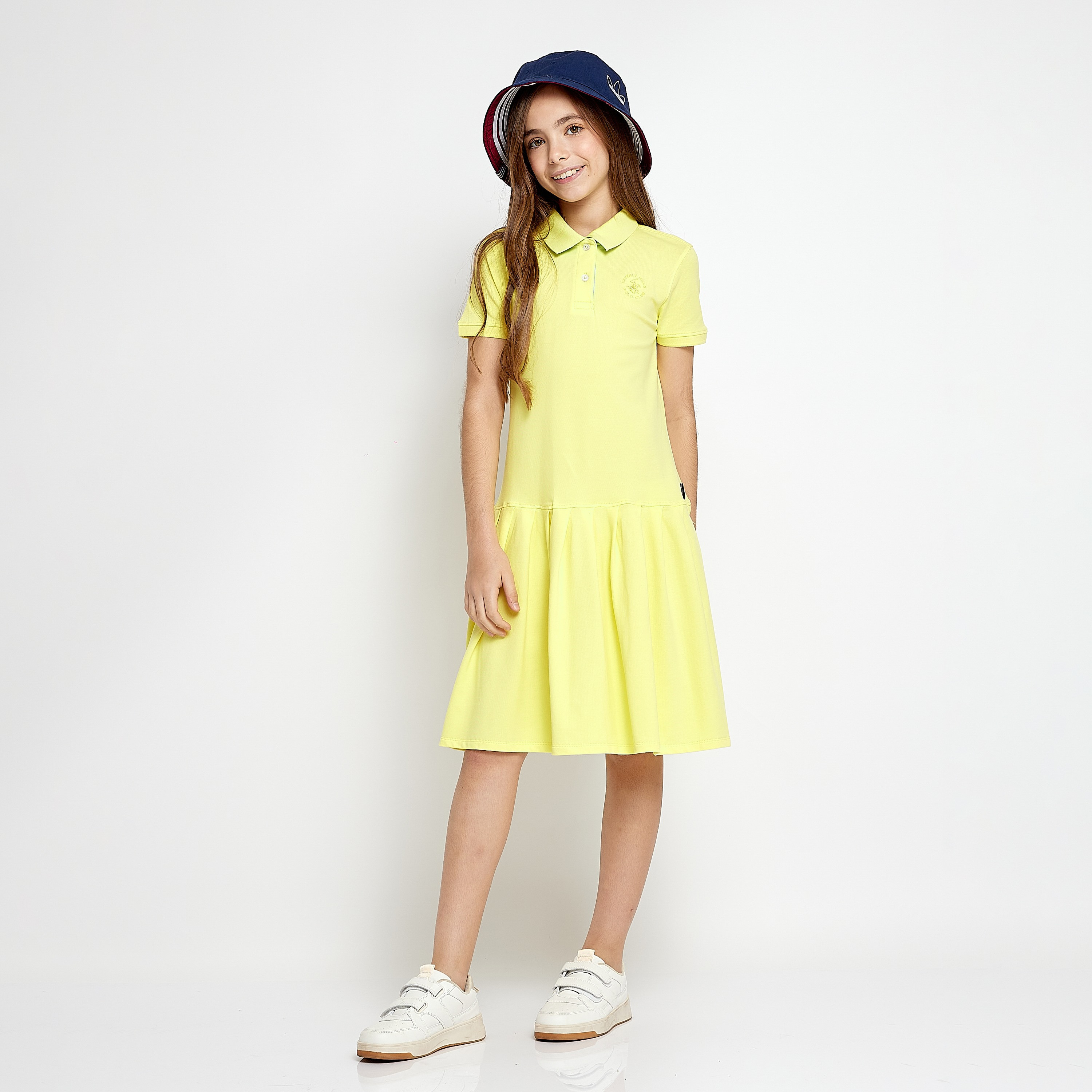 فستان بأكمام قصيرة وطول حتى الركبة من بيفرلي هيلز بولو كلوب-girls-clothing-dressesandjumpsuits-image-4