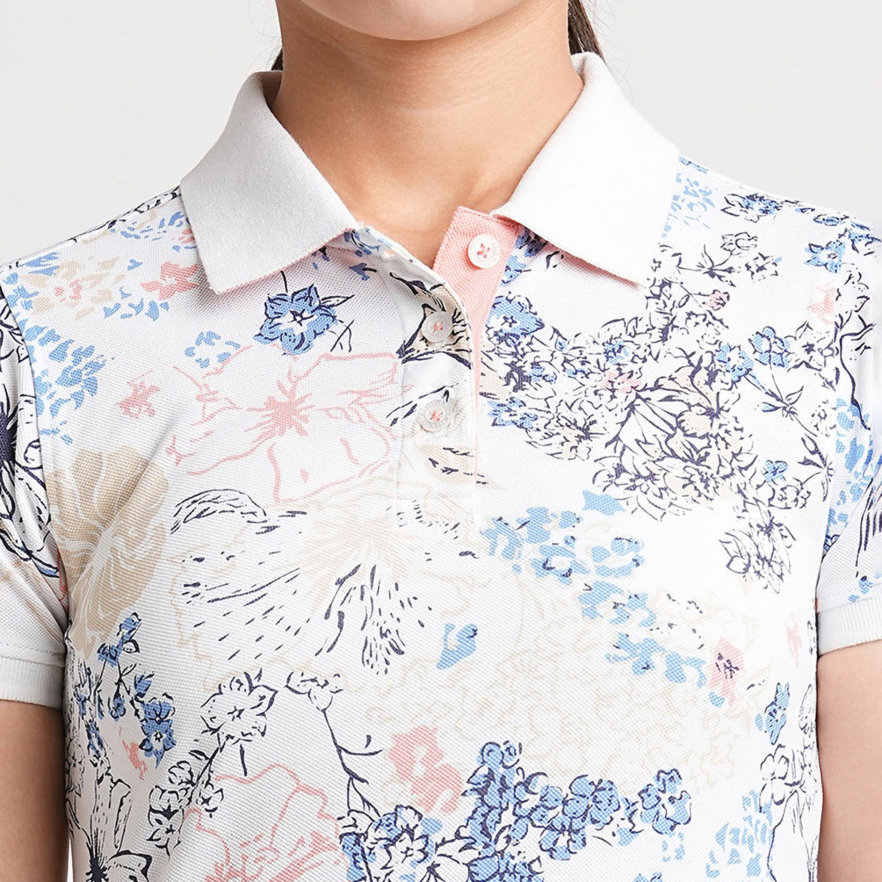 فستان بأكمام قصيرة مطبوع من بيفرلي هيلز بولو كلوب-girls-clothing-dressesandjumpsuits-image-7