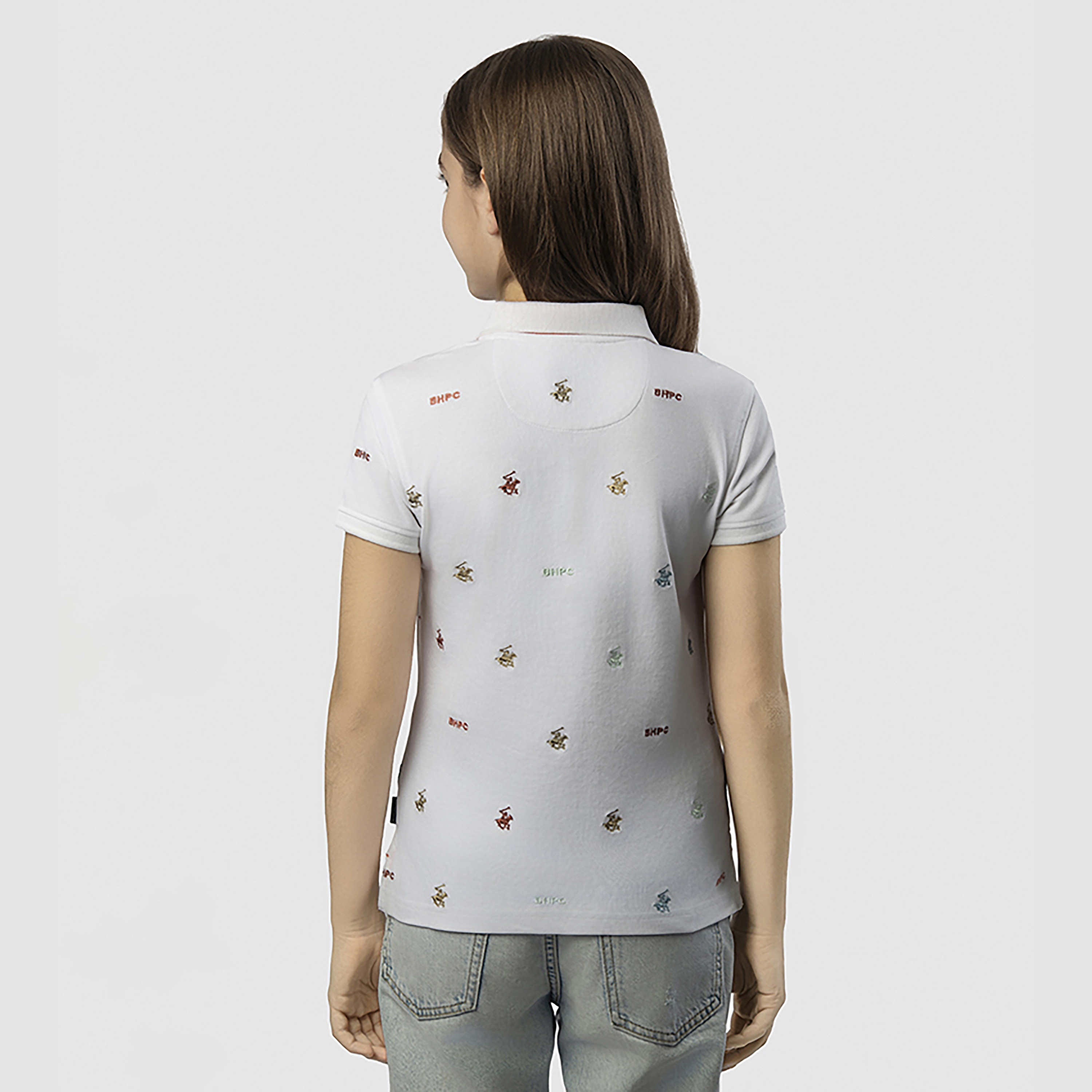 تي شيرت مطبوع بأكمام قصيرة من بيفرلي هيلز بولو كلوب-girls-clothing-tshirts-image-4