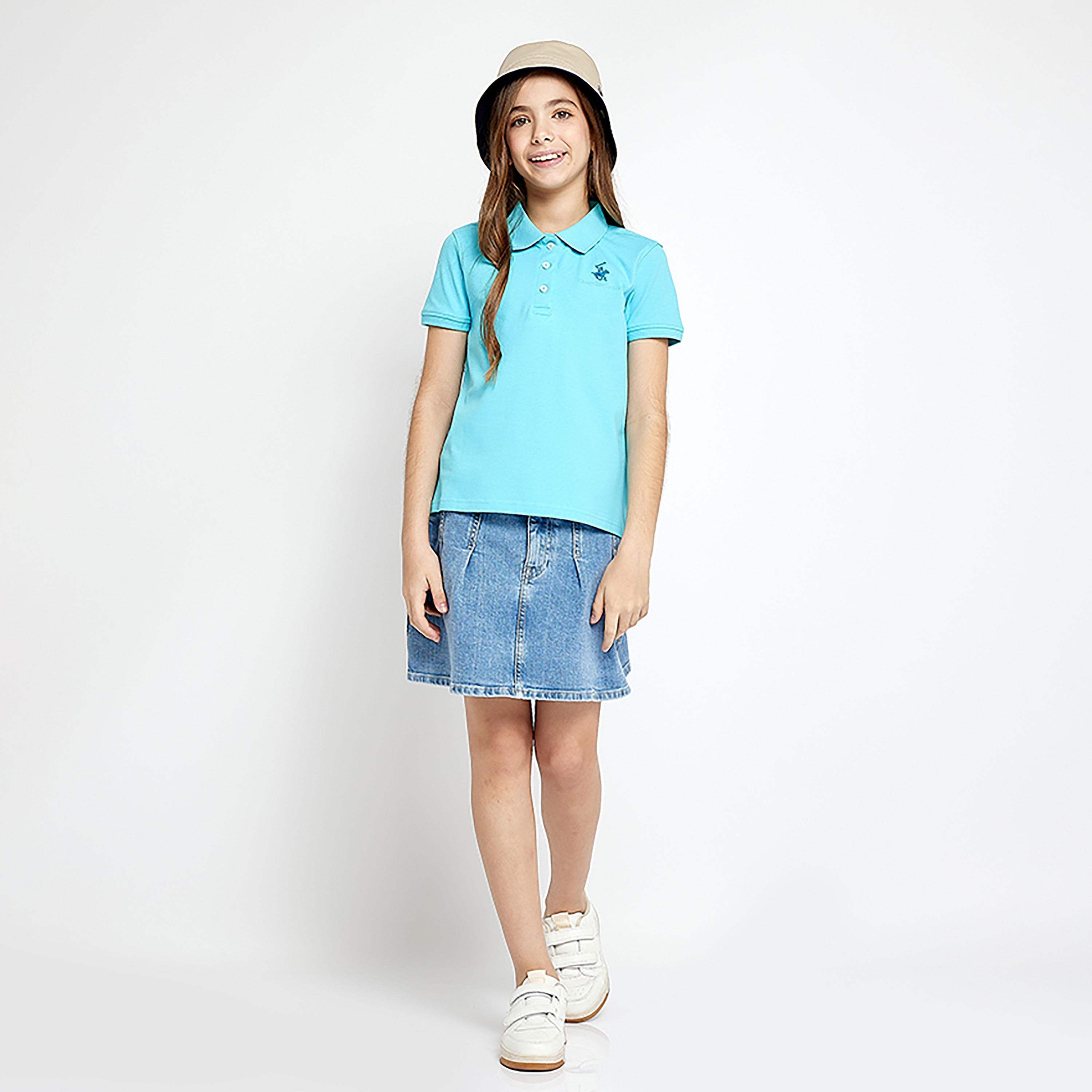 تيشيرت بولو بأكمام قصيرة من بيفرلي هيلز بولو كلوب-girls-clothing-tshirts-image-4