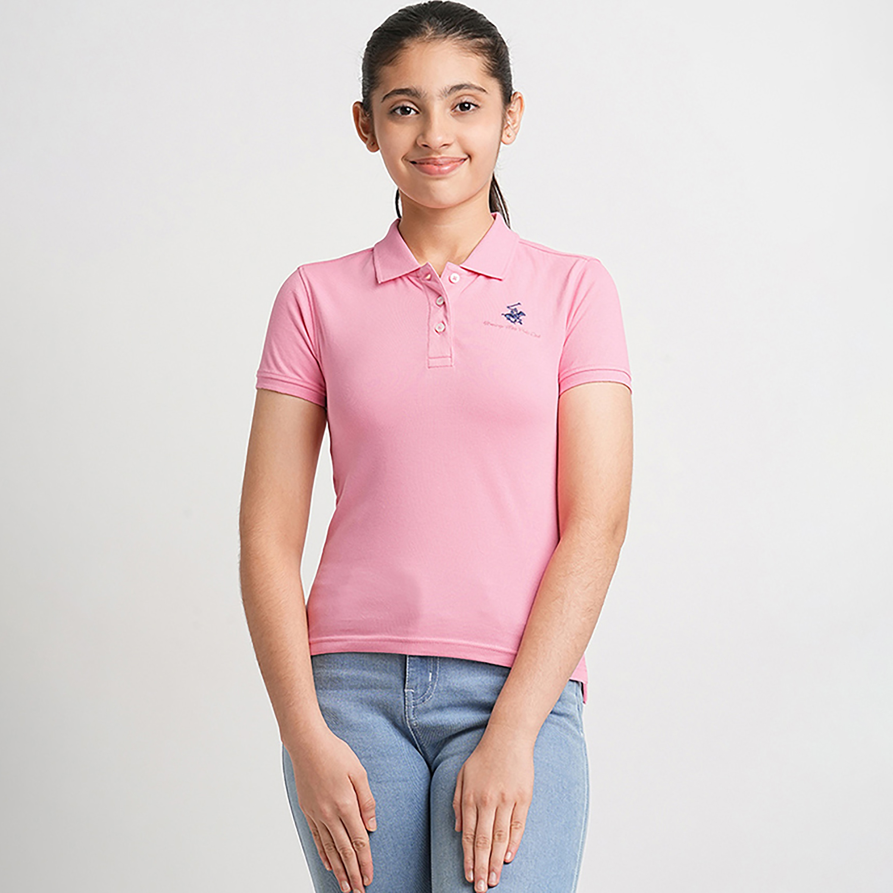 تيشيرت بولو بأكمام قصيرة من بيفرلي هيلز بولو كلوب-girls-clothing-tshirts-image-5