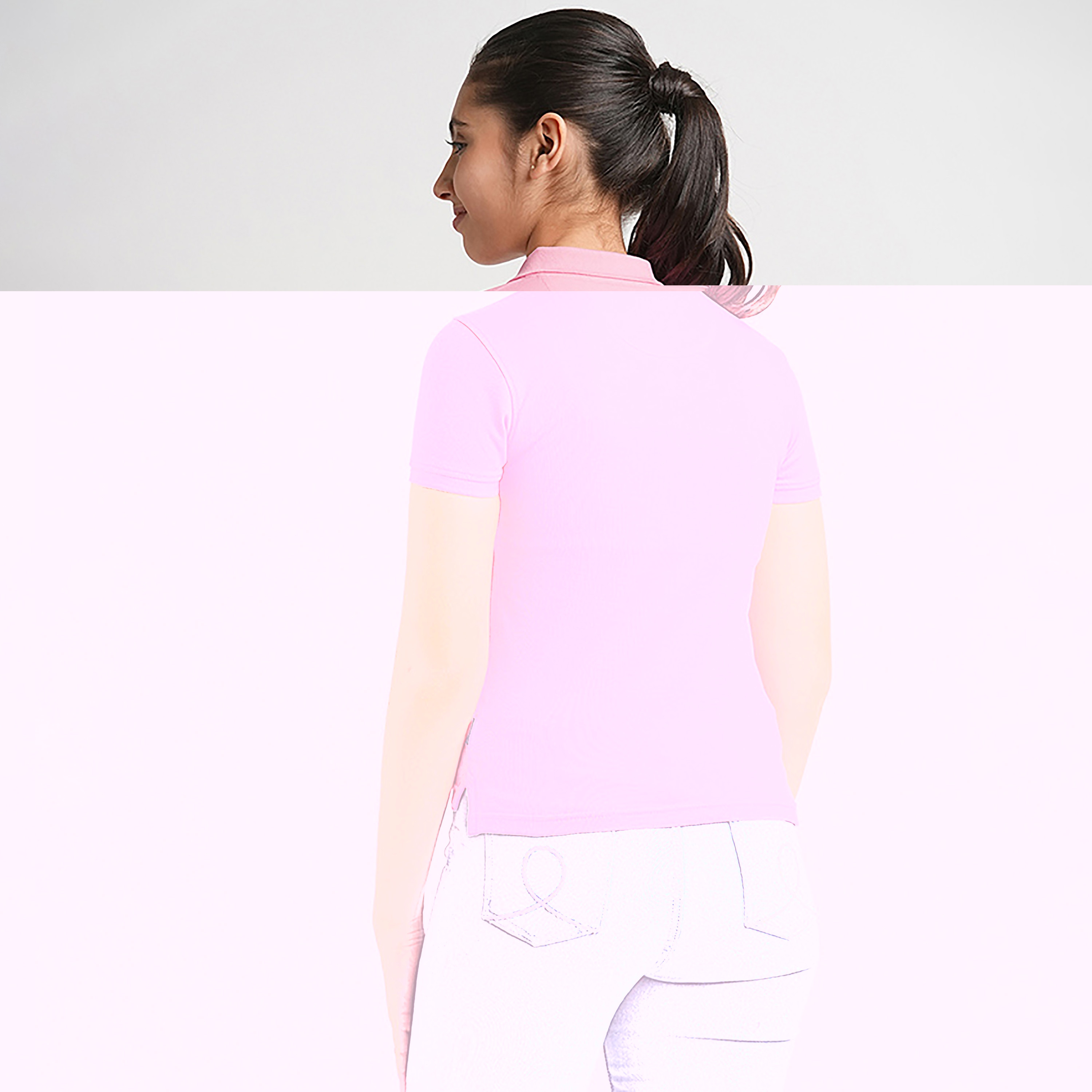 تيشيرت بولو بأكمام قصيرة من بيفرلي هيلز بولو كلوب-girls-clothing-tshirts-image-8