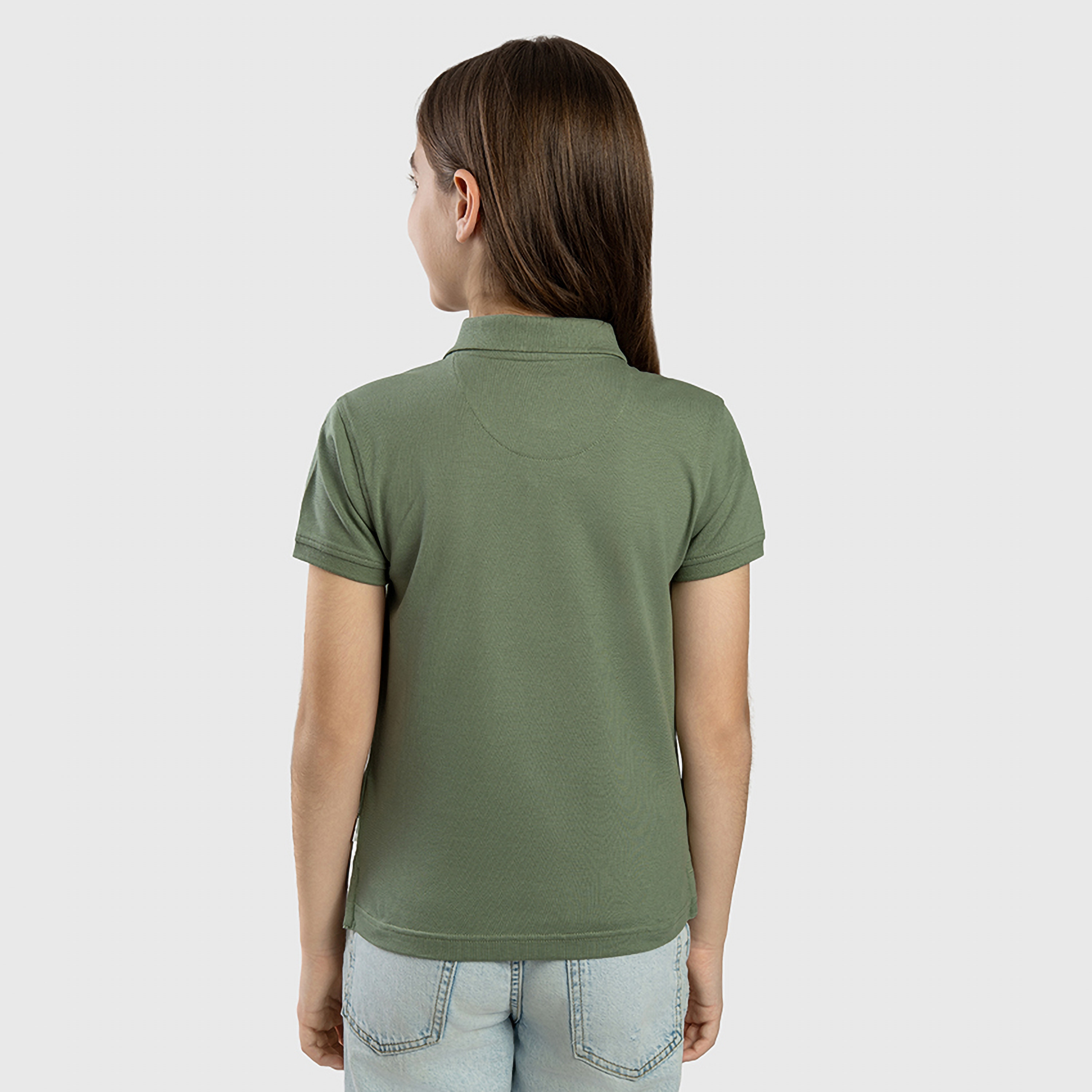 تي شيرت سادة بأكمام قصيرة من بيفرلي هيلز بولو كلوب-girls-clothing-tshirts-image-4
