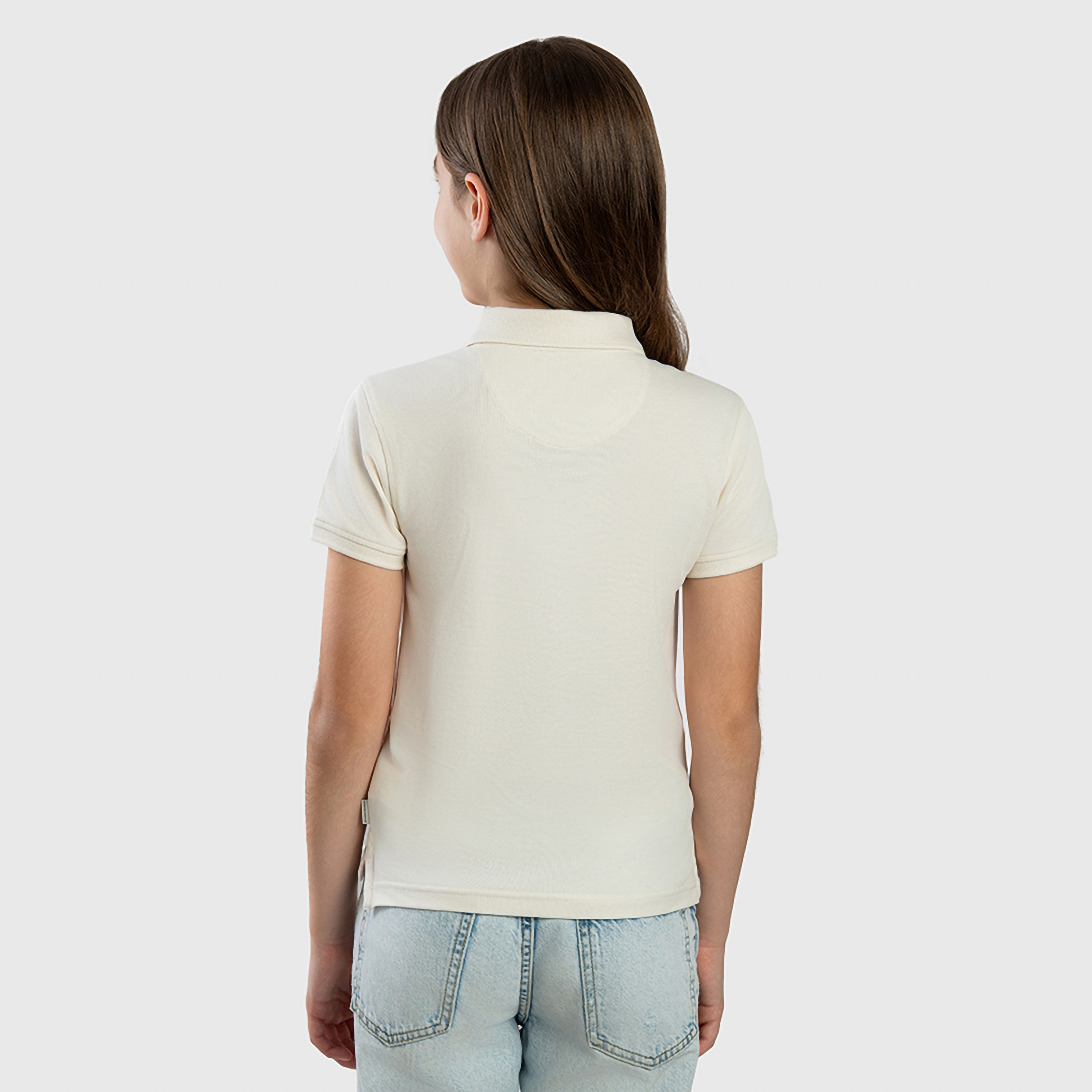 تي شيرت سادة بأكمام قصيرة من بيفرلي هيلز بولو كلوب-girls-clothing-tshirts-image-8