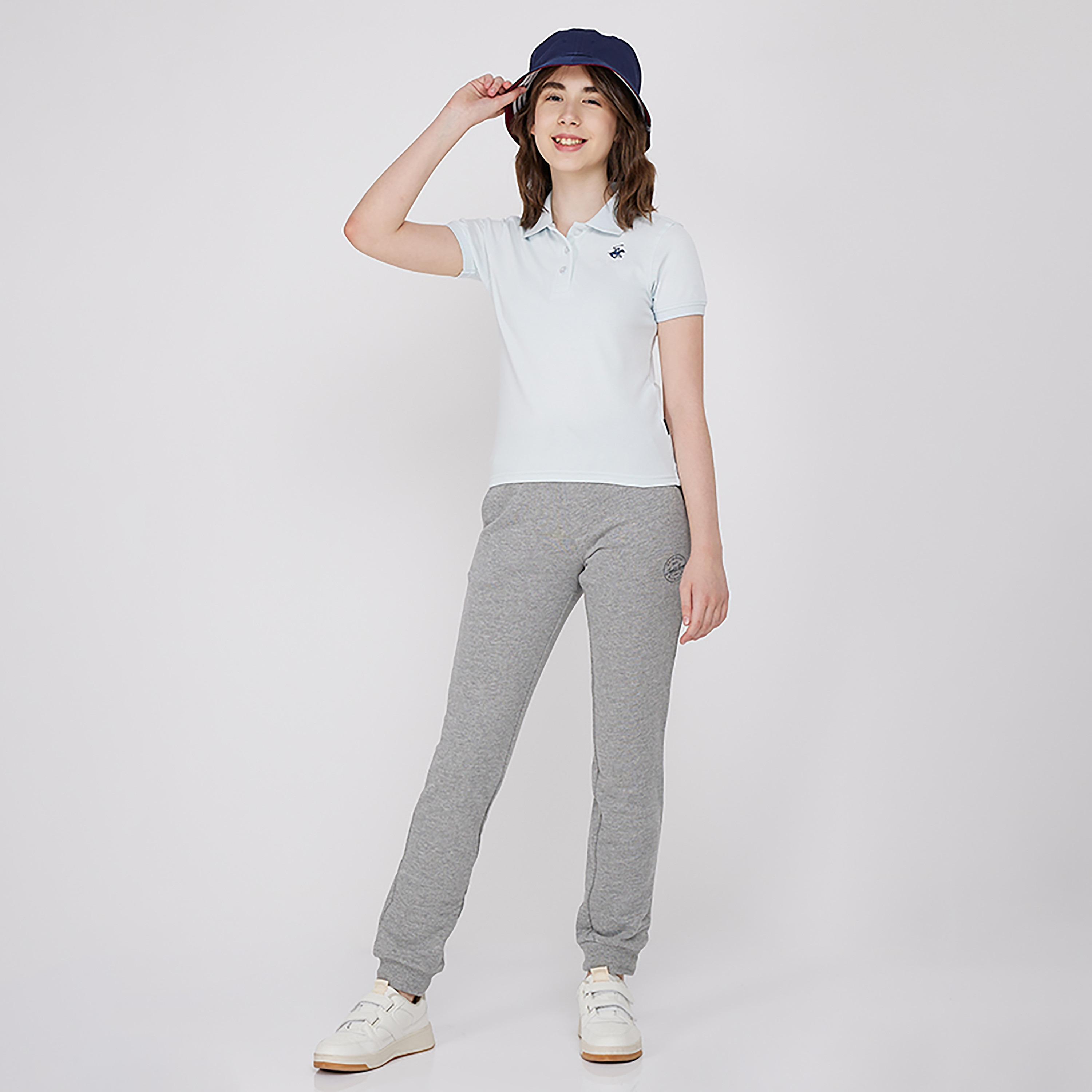 تي شيرت بولو سادة من بيفيرلي هيلز بولو كلوب-girls-clothing-tshirts-image-4