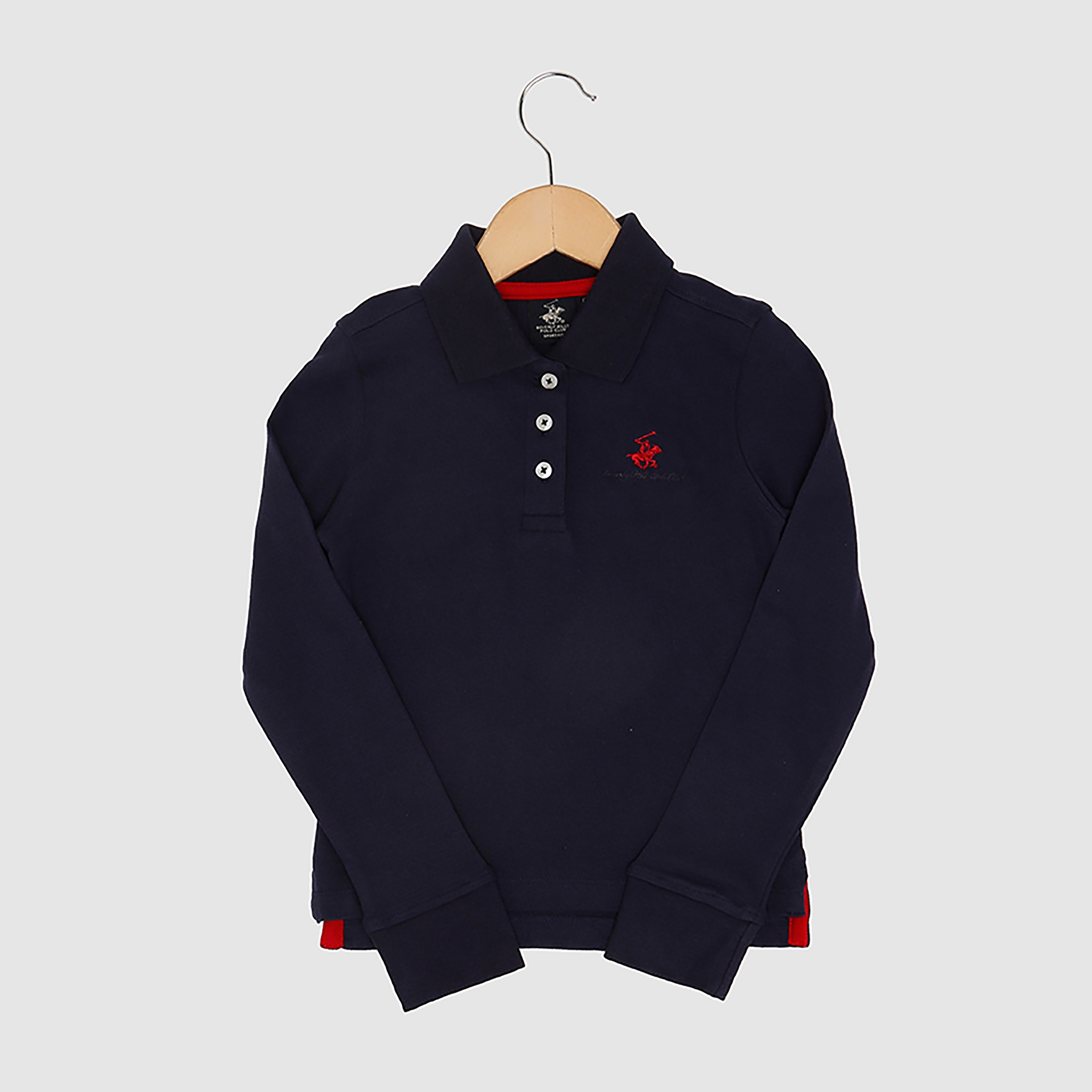 Beverly Hills Polo Club Solid Long Sleeves T-Shirt-boys-clothing-tshirtsandpolos-image-1