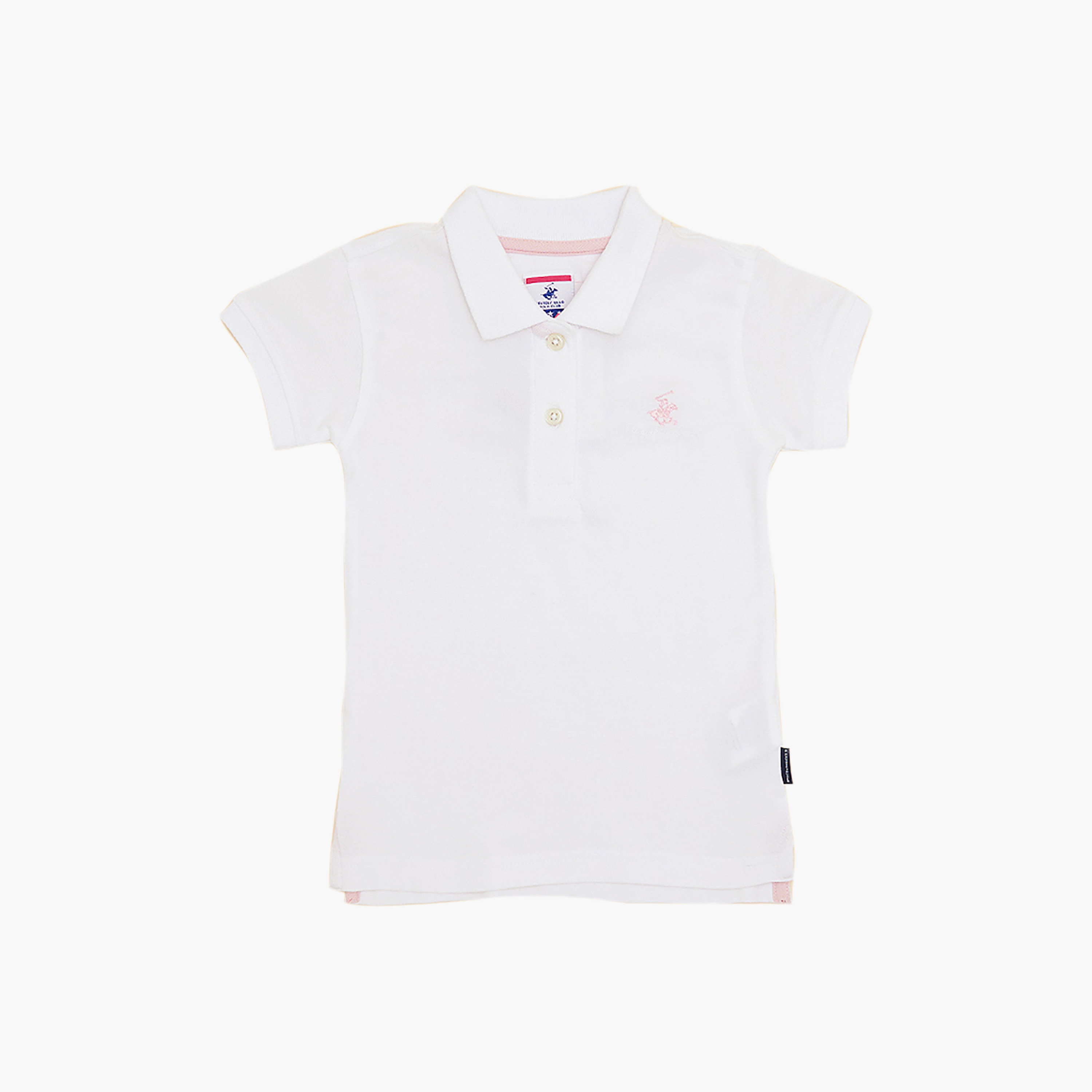 تيشيرت بولو بأكمام قصيرة سادة من بيفرلي هيلز بولو كلوب-boys-clothing-tshirtsandpolos-image-1