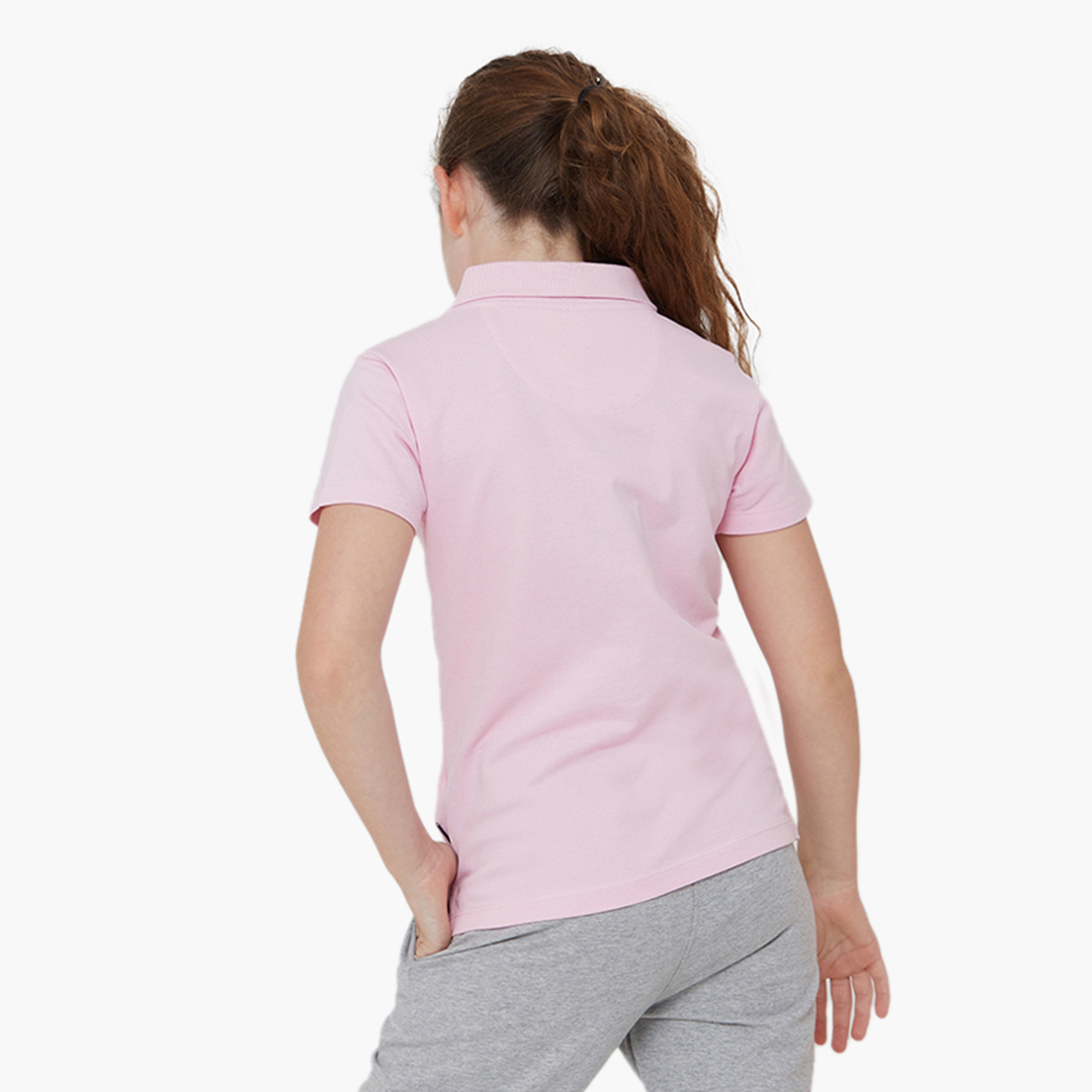 Beverly Hills Polo Club Casual Comfortable Polo T-Shirt-girls-clothing-tshirts-image-2
