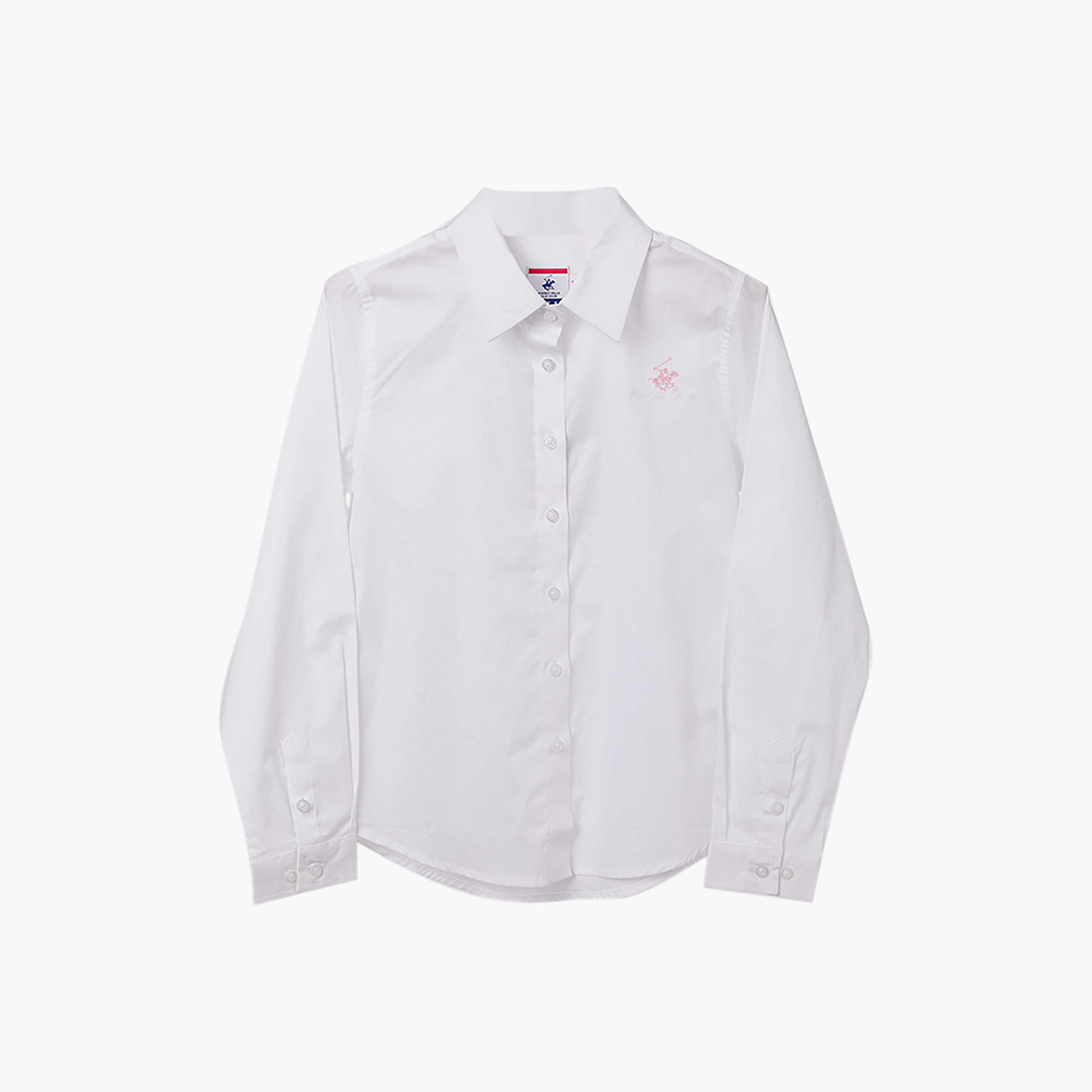 Beverly Hills Polo Club Solid Long Sleeves Shirt-girls-clothing-blousesandshirts-image-1
