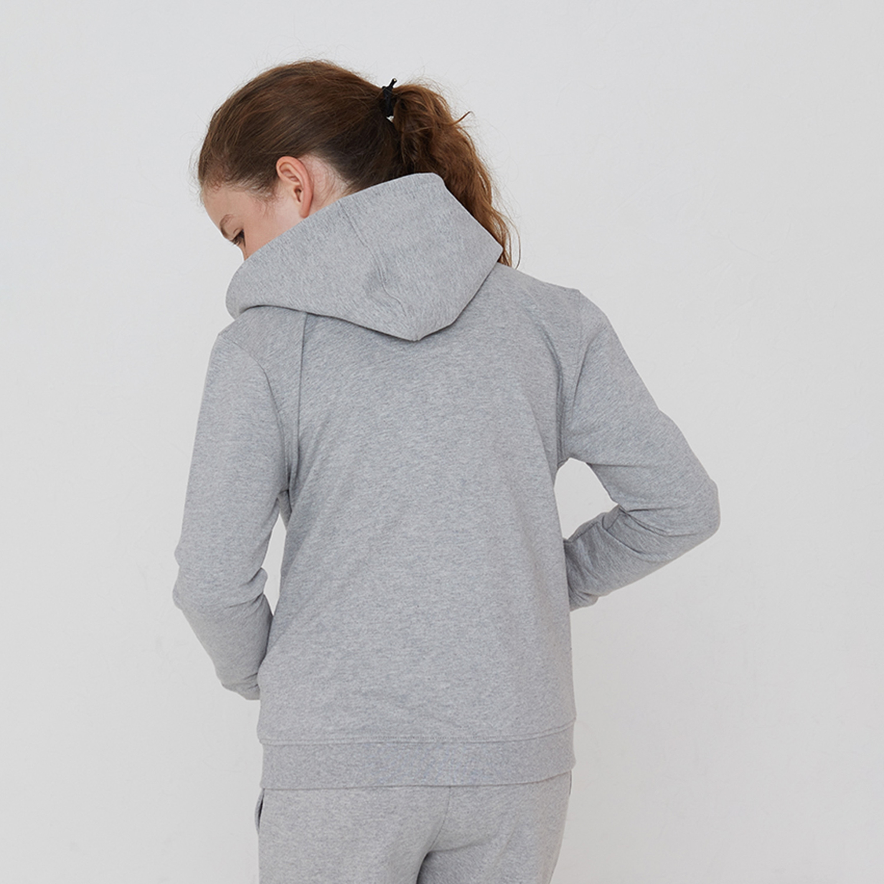 Beverly Hills Polo Club Logo Embroidered Ziipper Hoodie-girls-clothing-sweatshirts-image-2