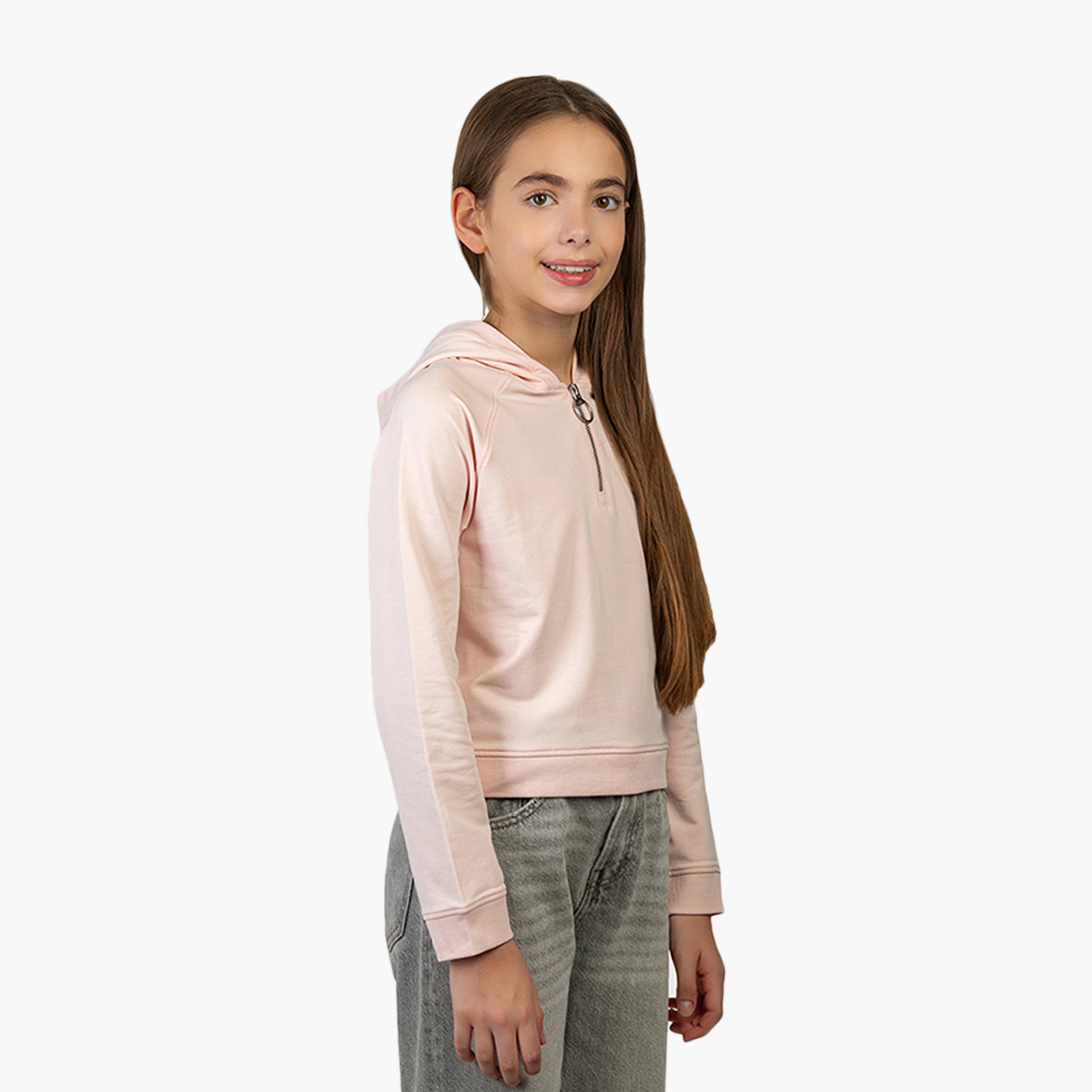 هودي بأكمام طويلة من القطن المطرز بغطاء للرأس من بيفرلي هيلز بولو كلوب-girls-clothing-winterwear-sweatshirts-image-3
