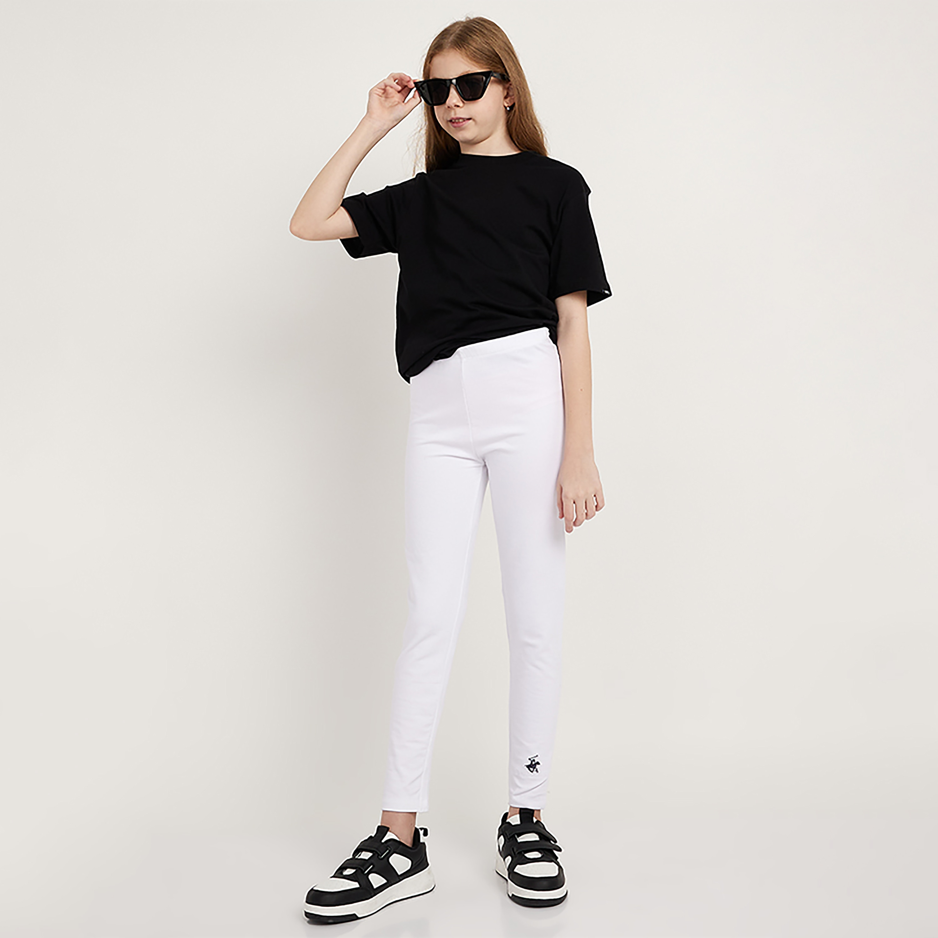 بنطال ضيق كاجوال قصة ضيقة من بيفرلي هيلز بولو كلوب-girls-clothing-schoolwear-bottoms-leggings-image-4