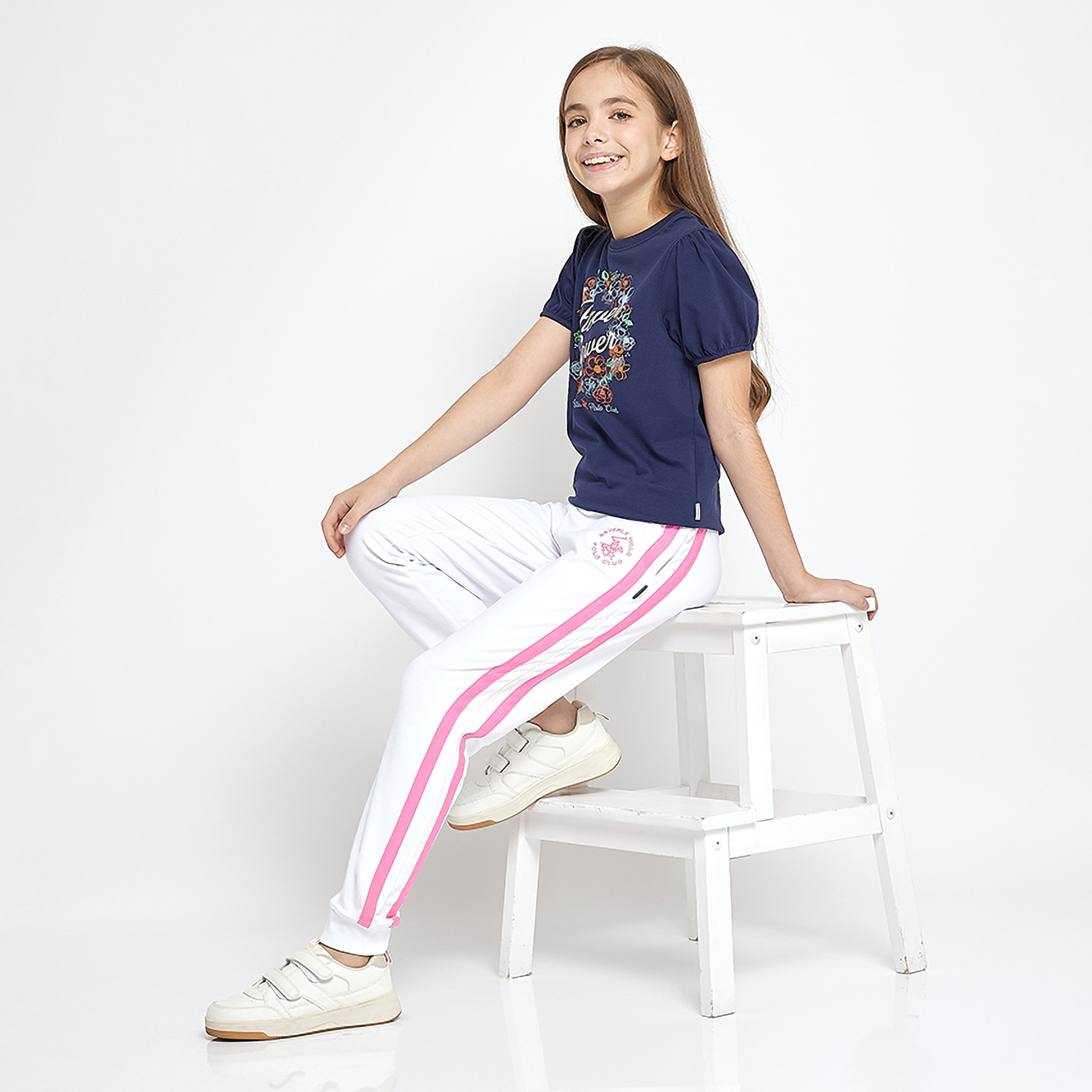 بنطال ركض مخطط من بيفرلي هيلز بولو كلوب-girls-clothing-bottoms-joggersandtrackpants-image-4