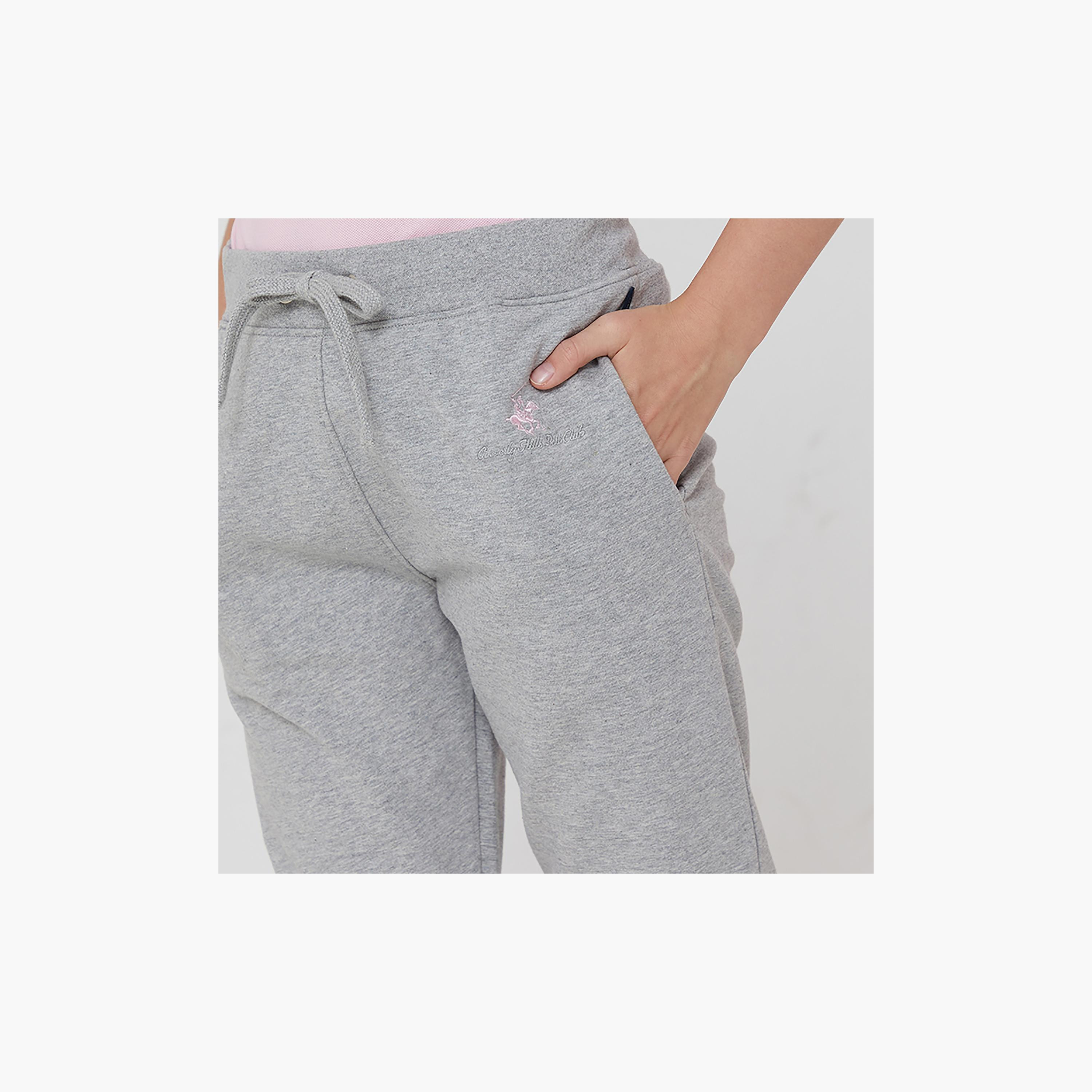بنطلون رياضي مزين بالشعار من بيفرلي هيلز بولو كلوب-girls-clothing-bottoms-joggersandtrackpants-image-3