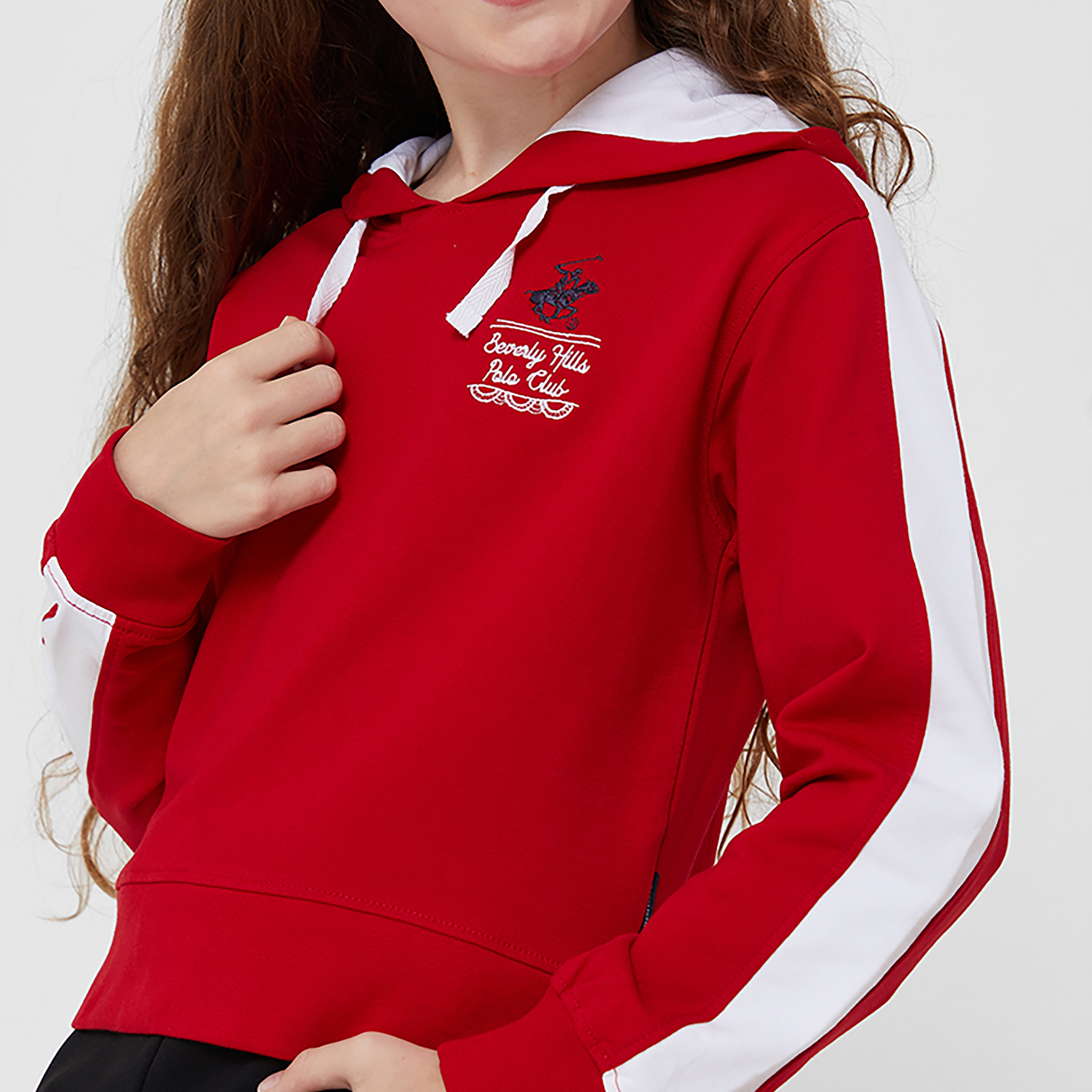 بلوفر هودي سايد ويندر من بيفرلي هيلز بولو كلوب-girls-clothing-winterwear-sweatshirts-image-3