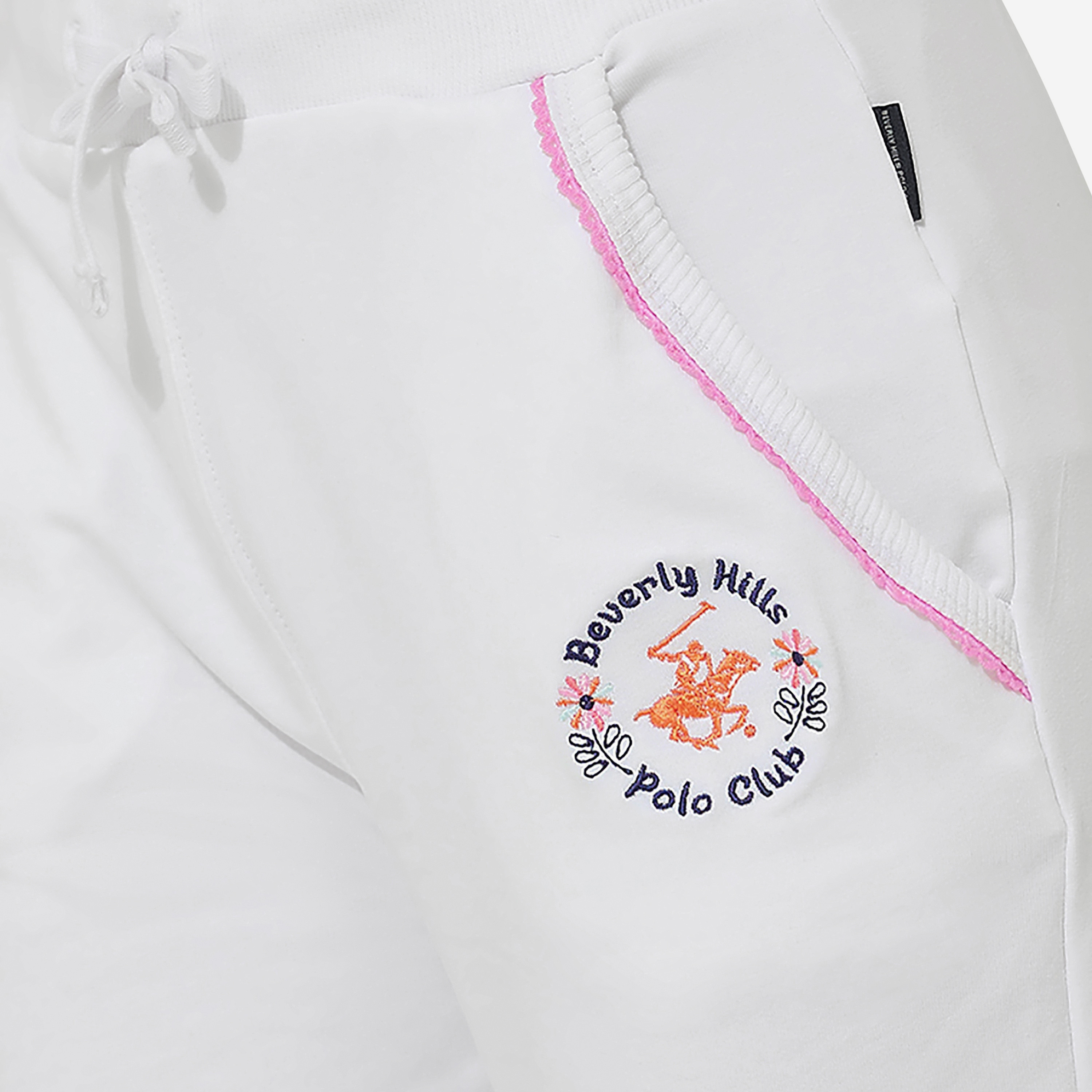 Beverly Hills Polo Club Logo Embroidered Joggers-girls-clothing-schoolwear-bottoms-joggers-image-4