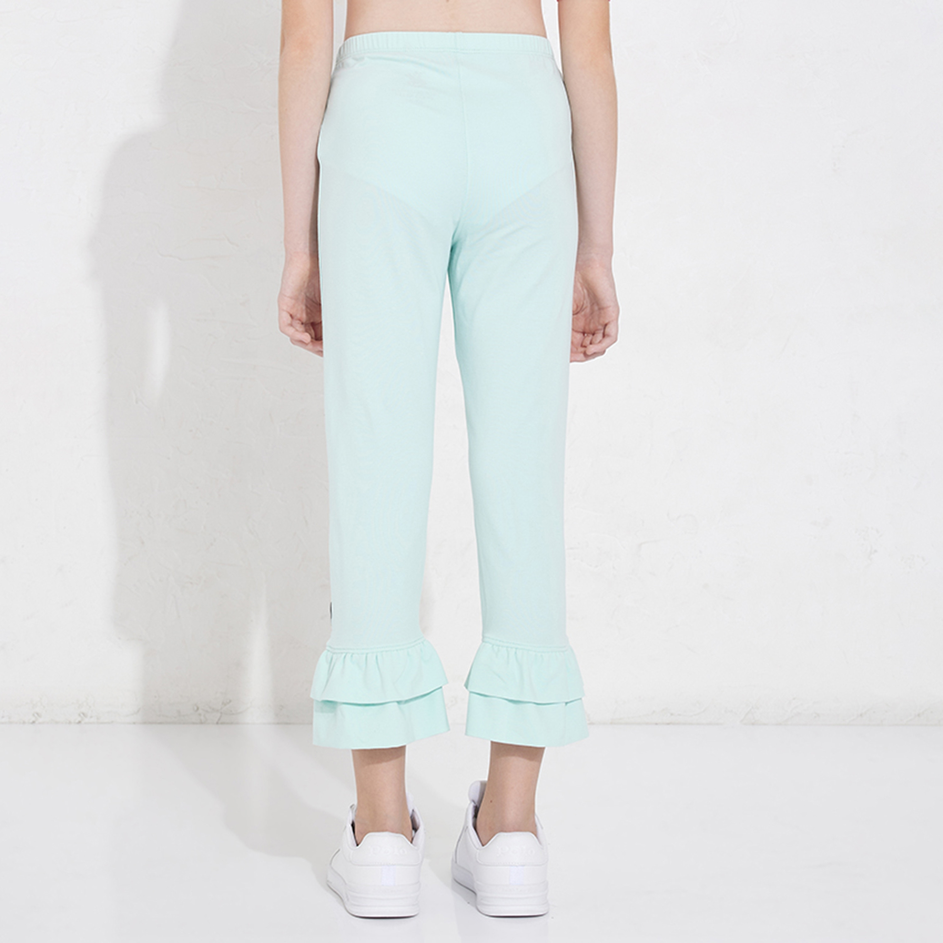 Beverly Hills Polo Club Logo Embroidered Flare Cuff Pants-girls-clothing-bottoms-leggings-image-2