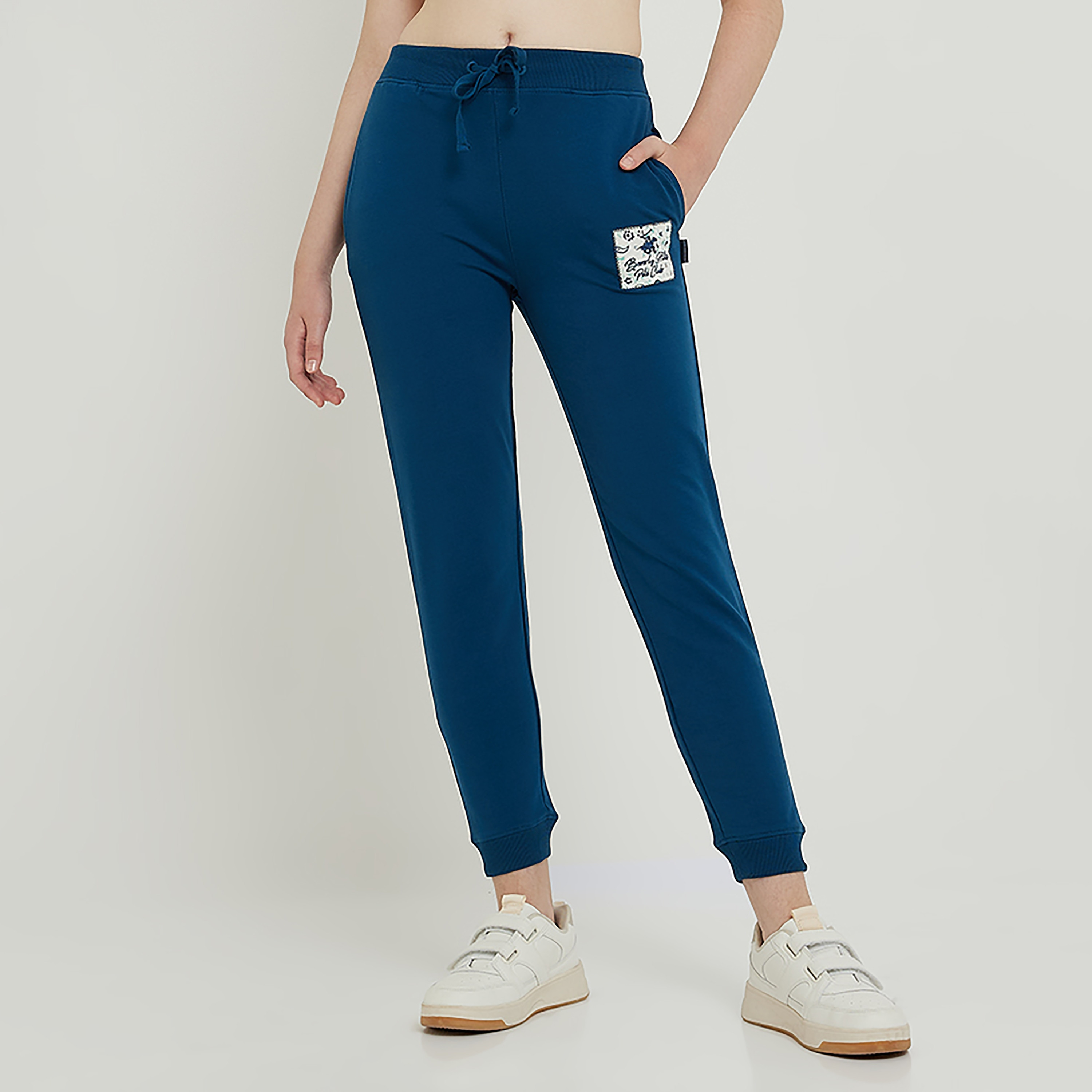 بنطال خصر برباط خصر مطرز بشعار من بيفرلي هيلز بولو كلوب-girls-clothing-bottoms-joggersandtrackpants-image-1
