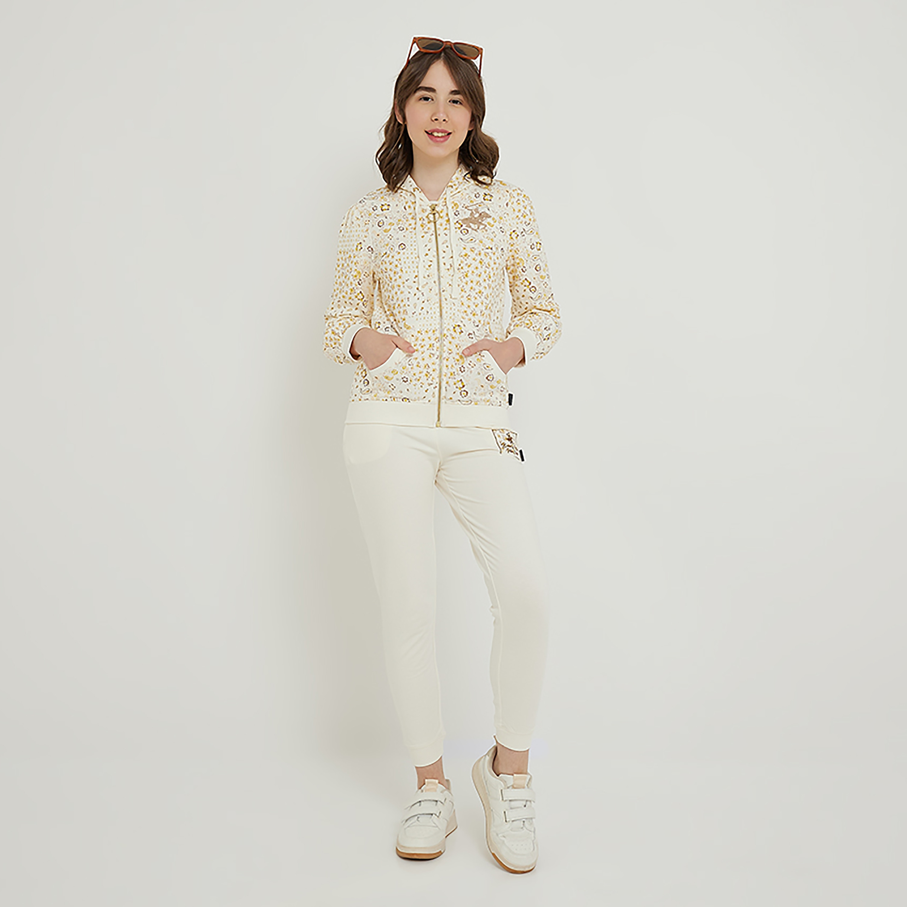 جاكيت بغطاء للرأس وأكمام طويلة وطبعة بيزلي من بيفرلي هيلز بولو كلوب-girls-clothing-winterwear-jacketsandcoats-image-8