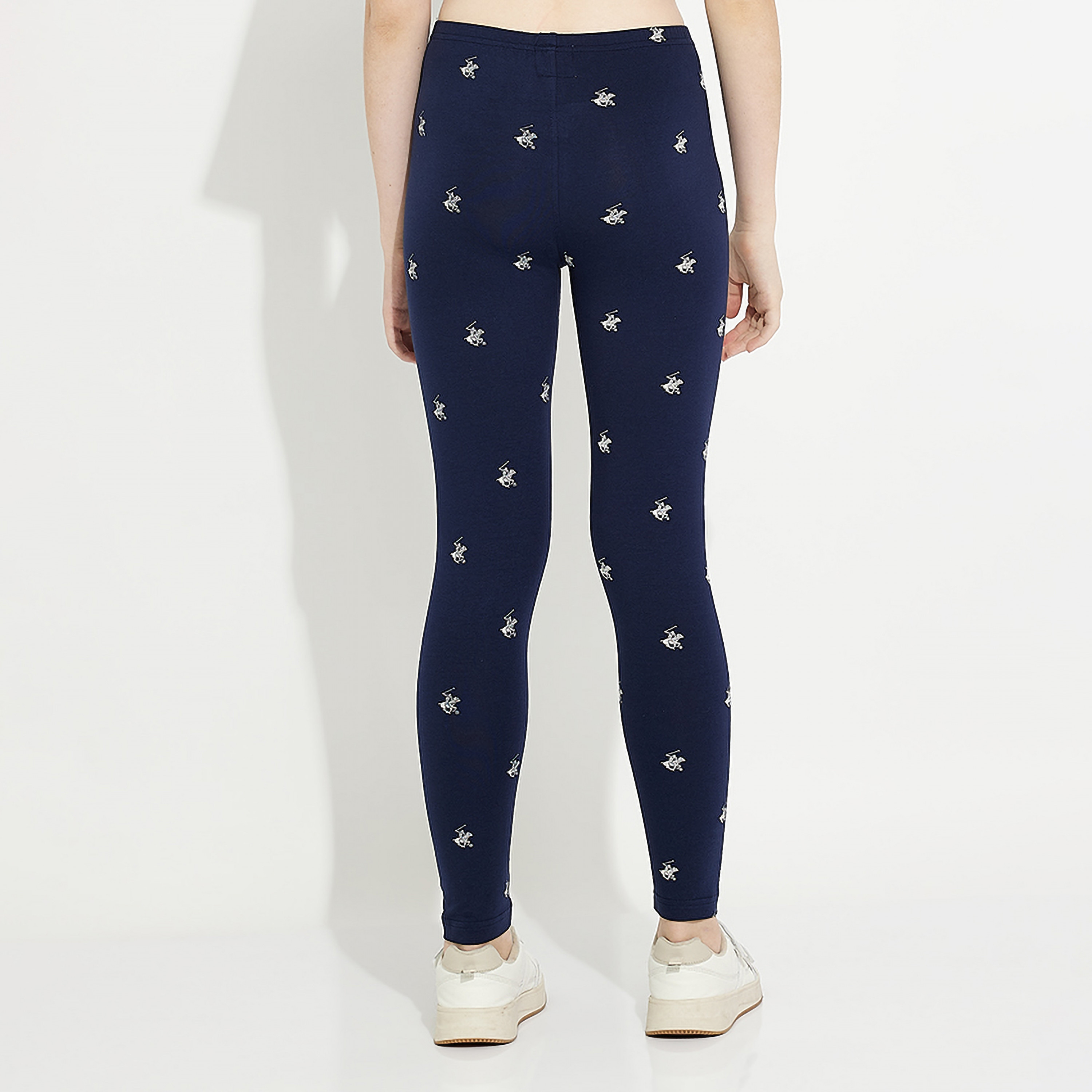 Beverly Hills Polo Club Printed Elasticated Leggings-girls-clothing-bottoms-leggings-image-2