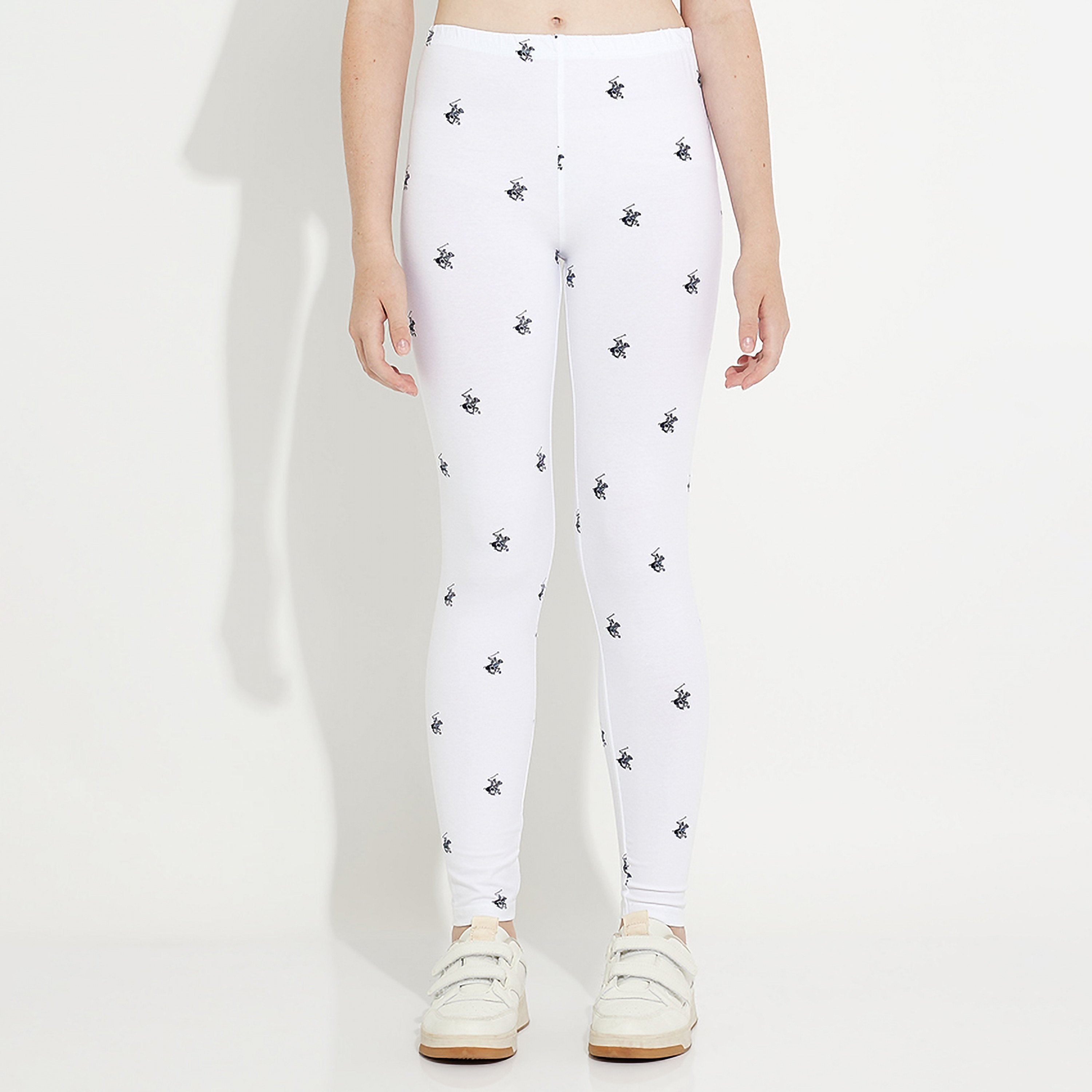 Beverly Hills Polo Club Printed Elasticated Leggings-girls-clothing-bottoms-leggings-image-5