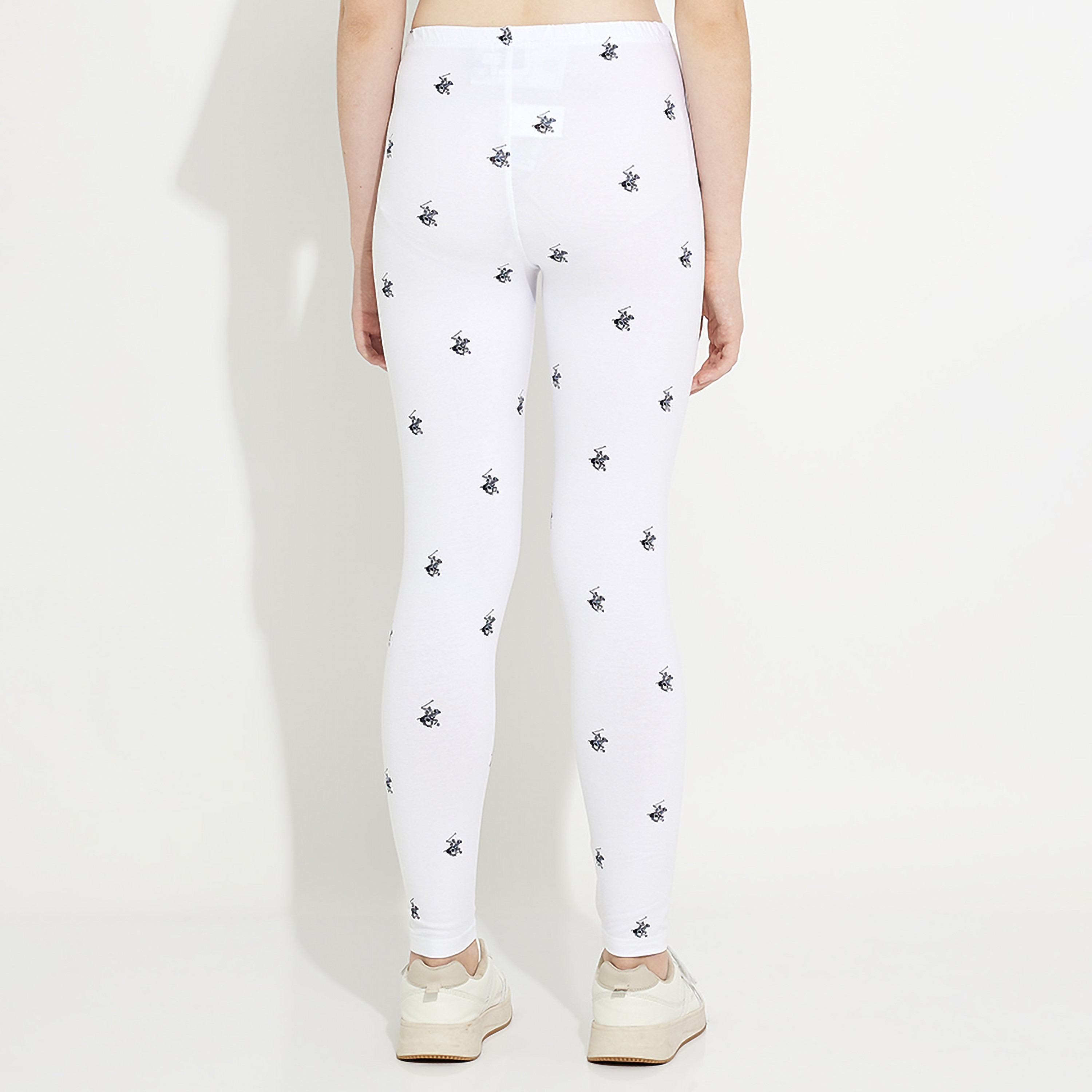 Beverly Hills Polo Club Printed Elasticated Leggings-girls-clothing-bottoms-leggings-image-2