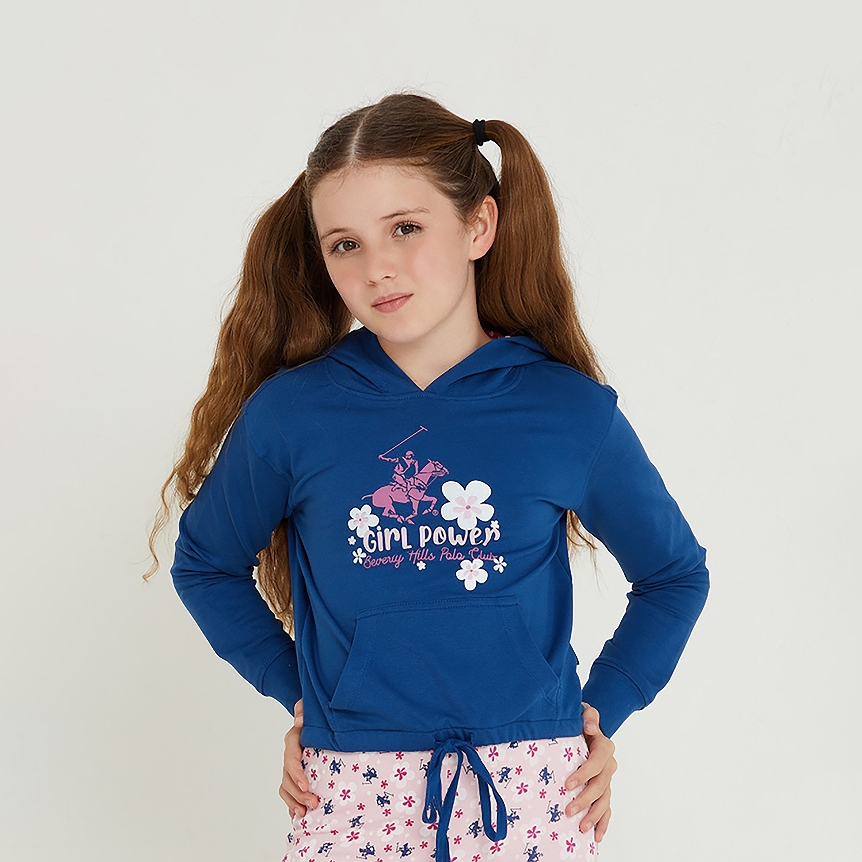 Beverly Hills Polo Club Girl Power Hooded Pullover-girls-clothing-winterwear-sweatshirts-image-1