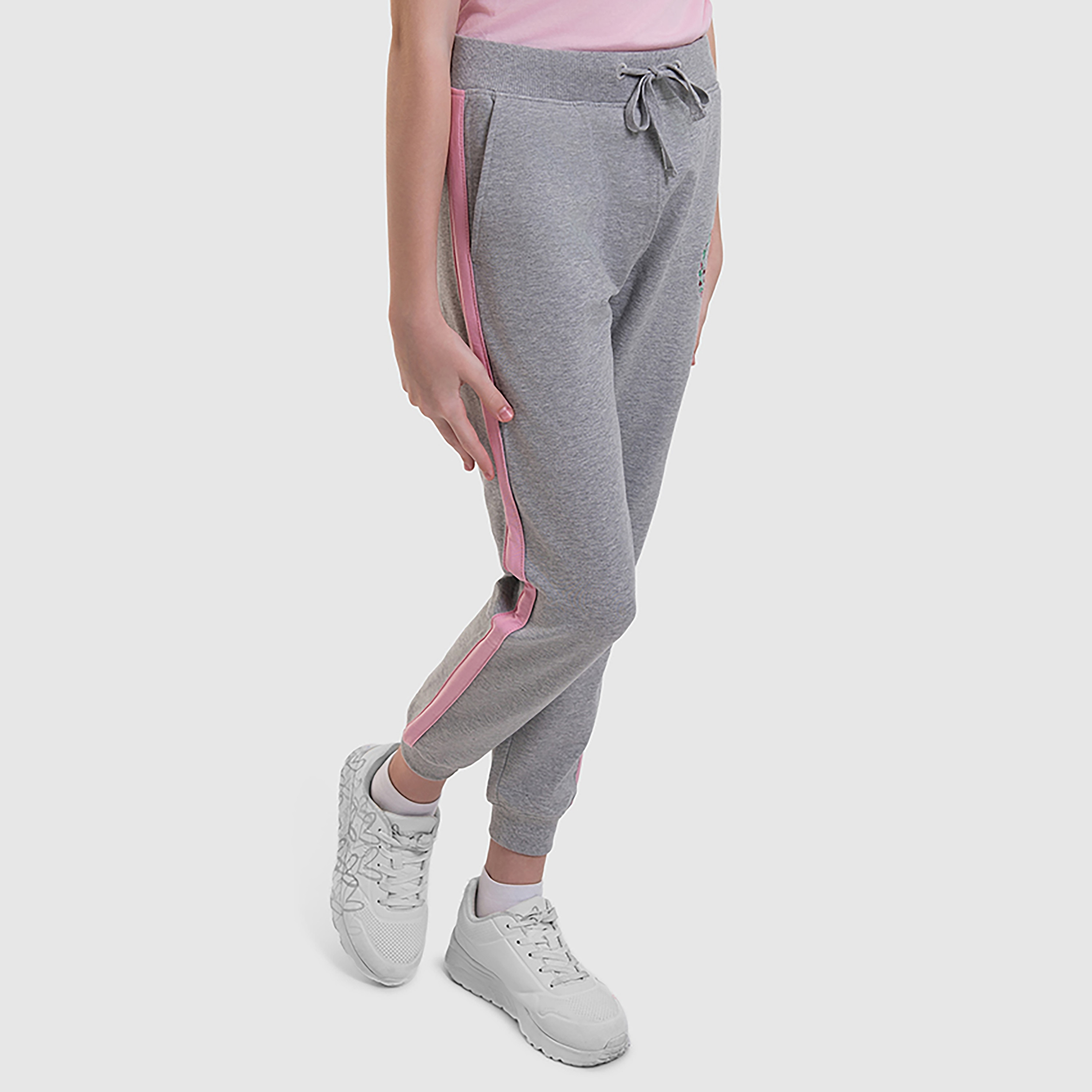 Beverly Hills Polo Club Embroidered Elasticated Joggers-girls-clothing-bottoms-joggersandtrackpants-image-2