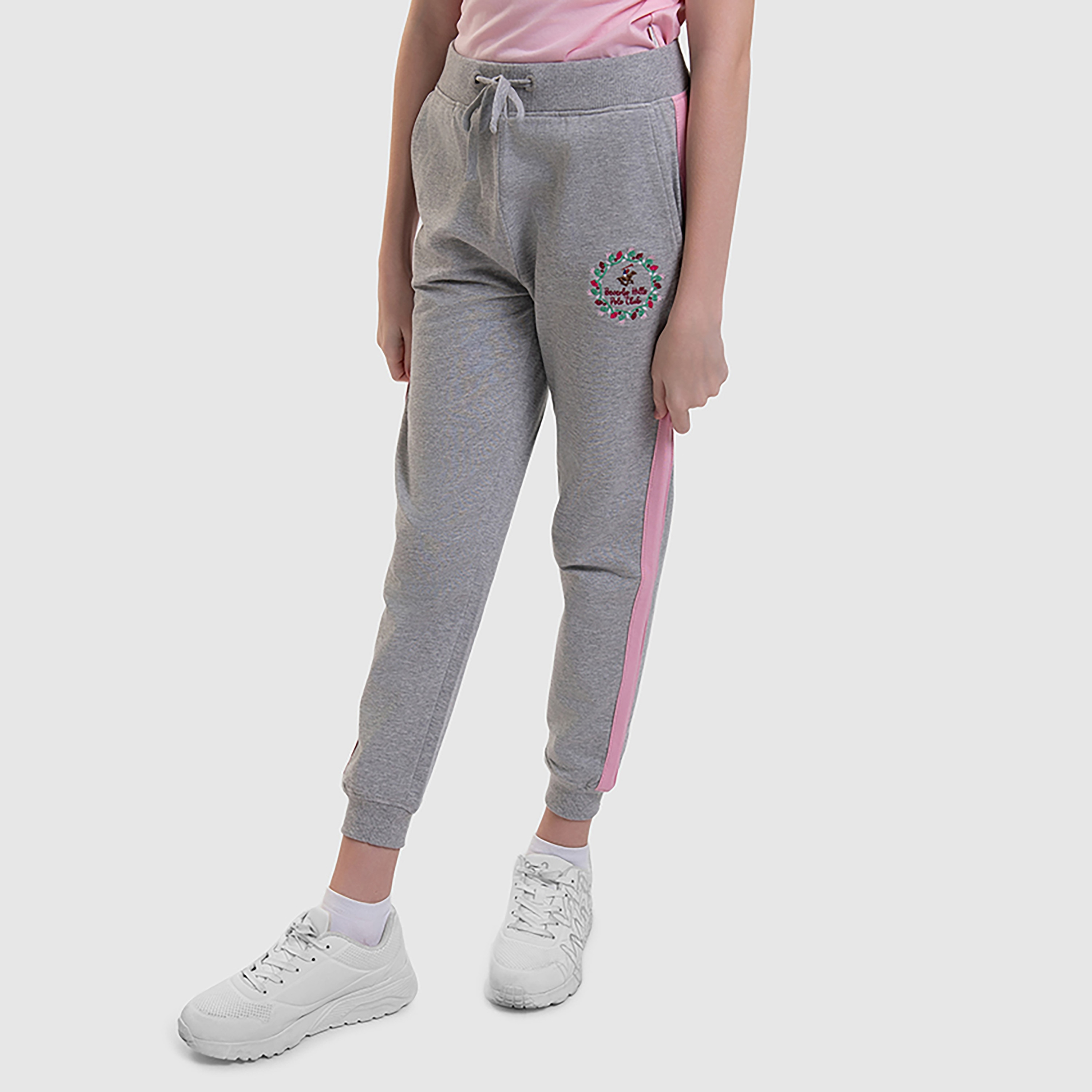 Beverly Hills Polo Club Embroidered Elasticated Joggers-girls-clothing-bottoms-joggersandtrackpants-image-3