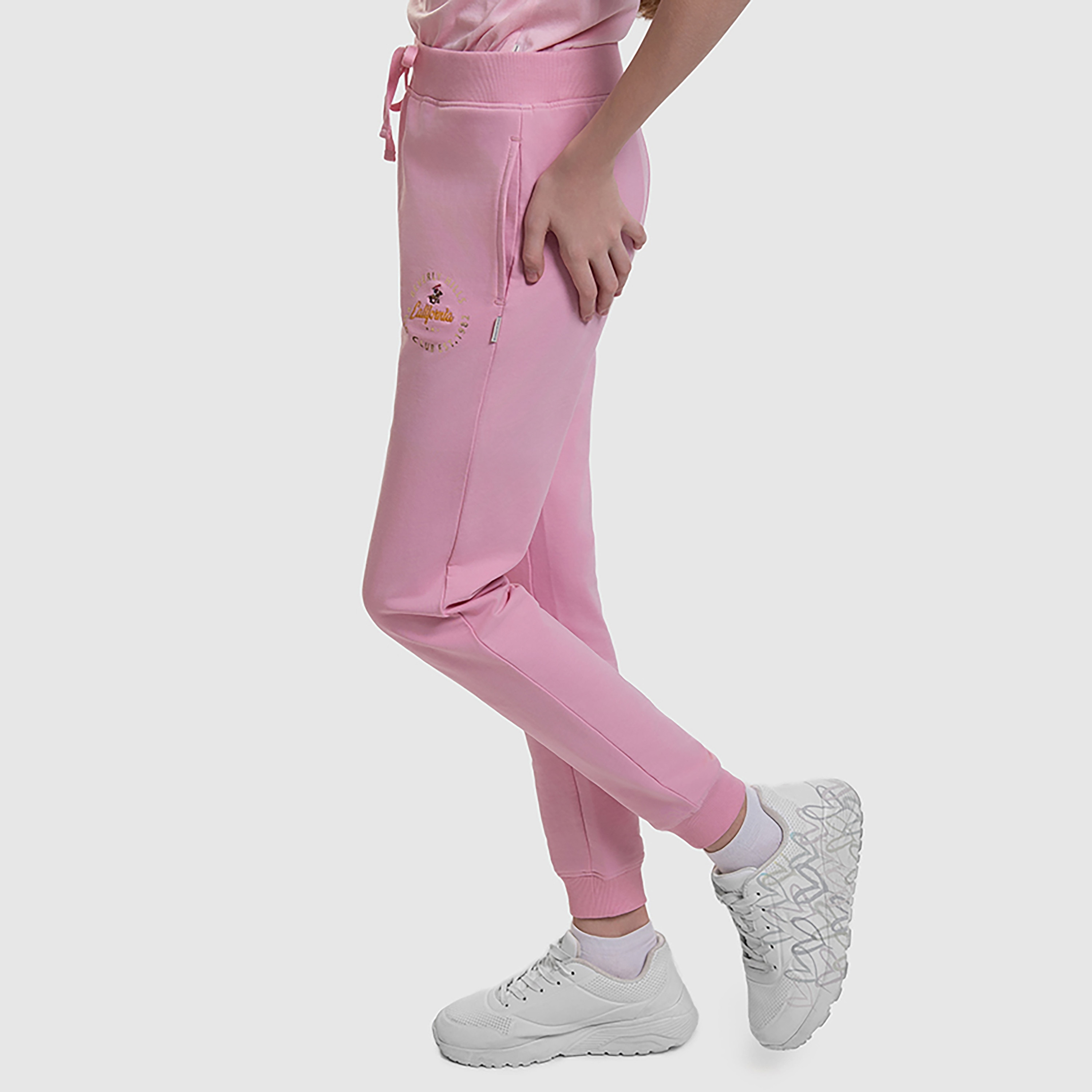 بنطال ركض مطاطي مطرز من بيفرلي هيلز بولو كلوب-girls-clothing-bottoms-joggersandtrackpants-image-7