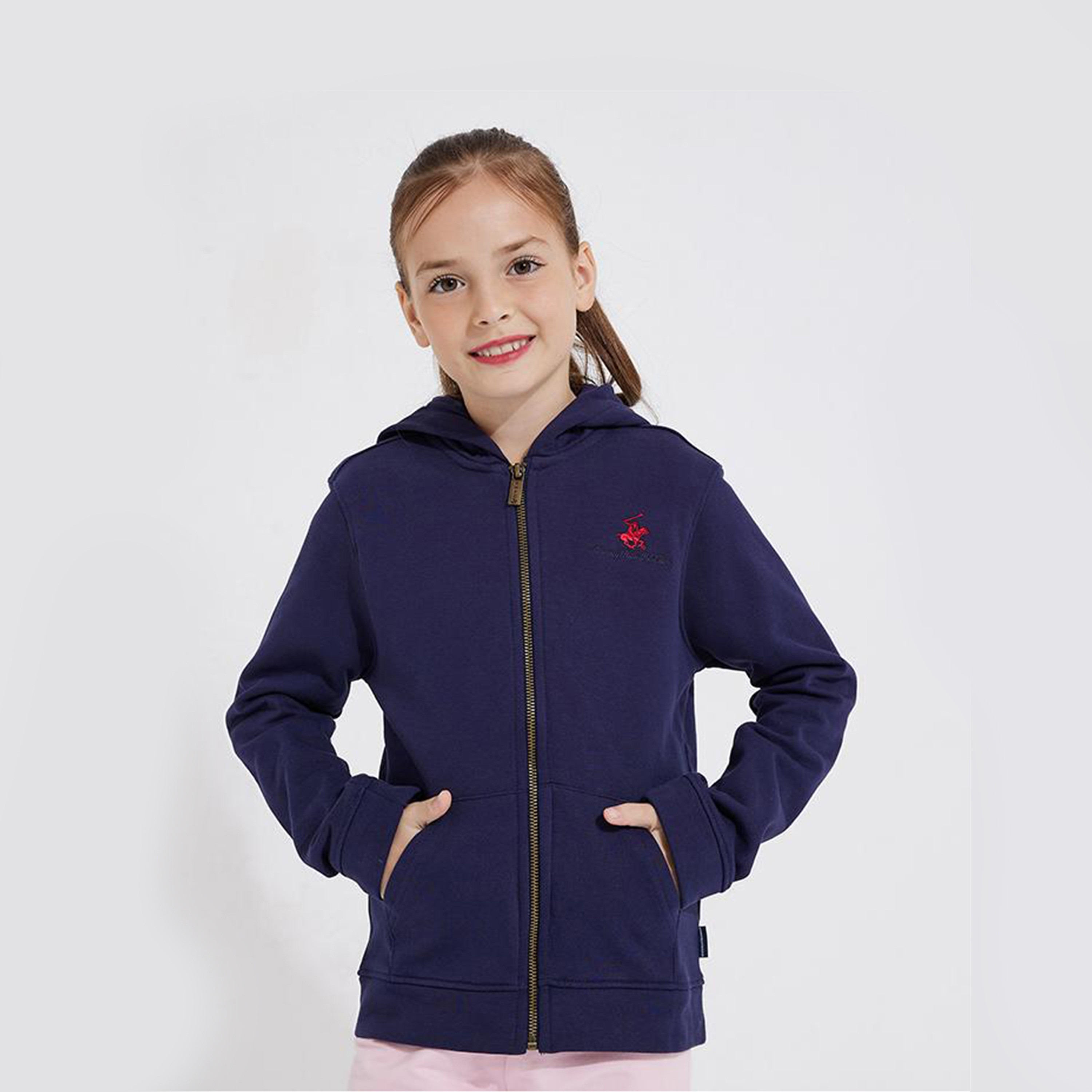 هودي صوف بسحاب من بيفرلي هيلز بولو كلوب-girls-clothing-sweatshirts-image-1