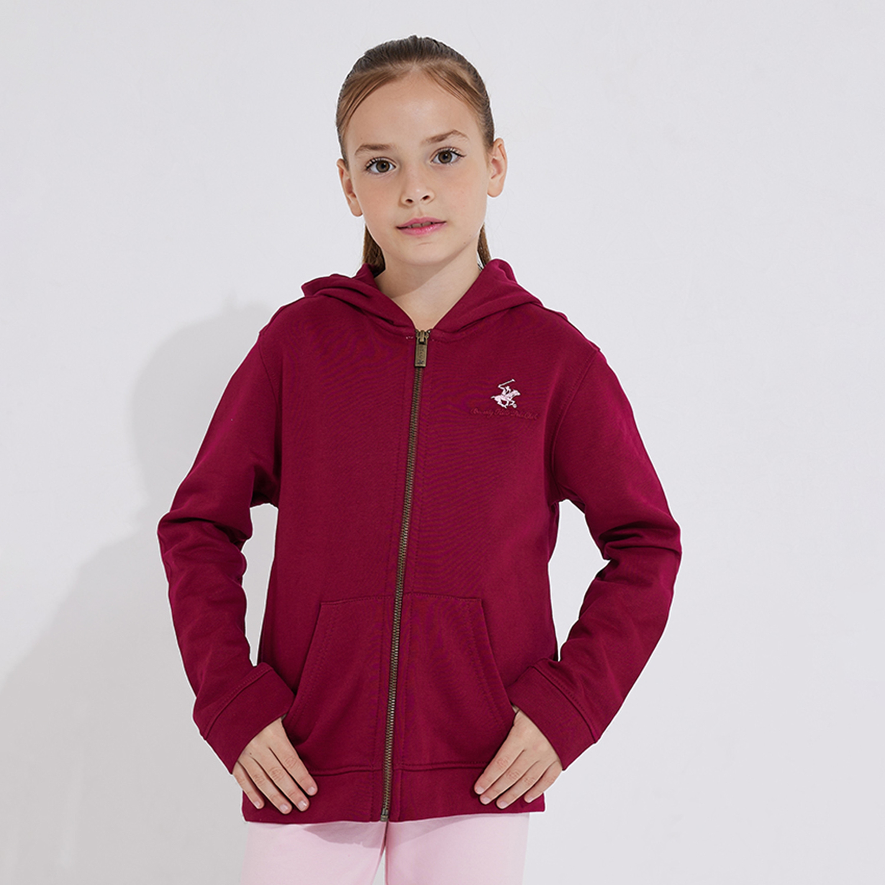 هودي صوف بسحاب من بيفرلي هيلز بولو كلوب-girls-clothing-sweatshirts-image-1