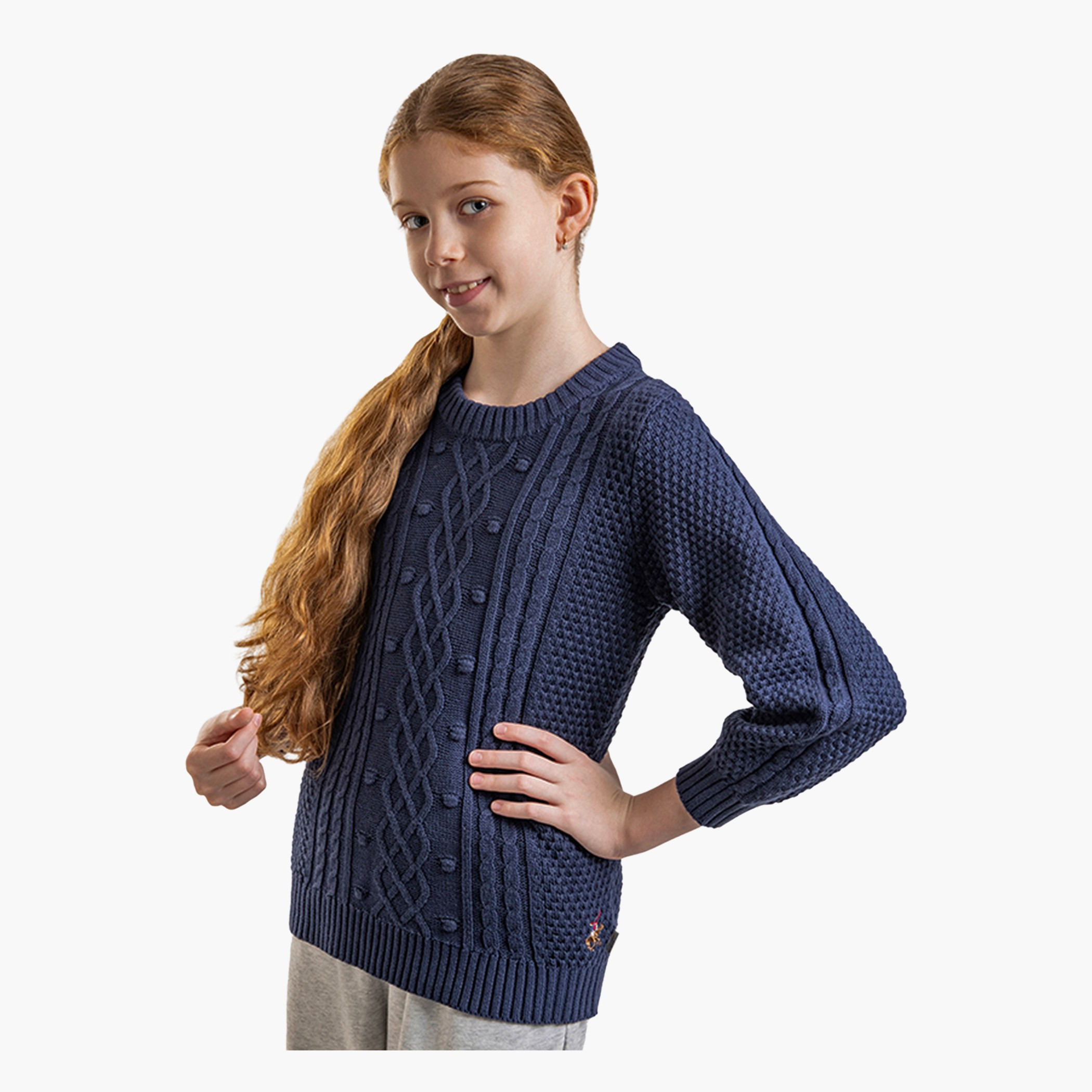 سترة رجالية بنسيج مزخرف من القطن من بيفرلي هيلز بولو كلوب-girls-clothing-winterwear-jumpersandcardigans-image-2