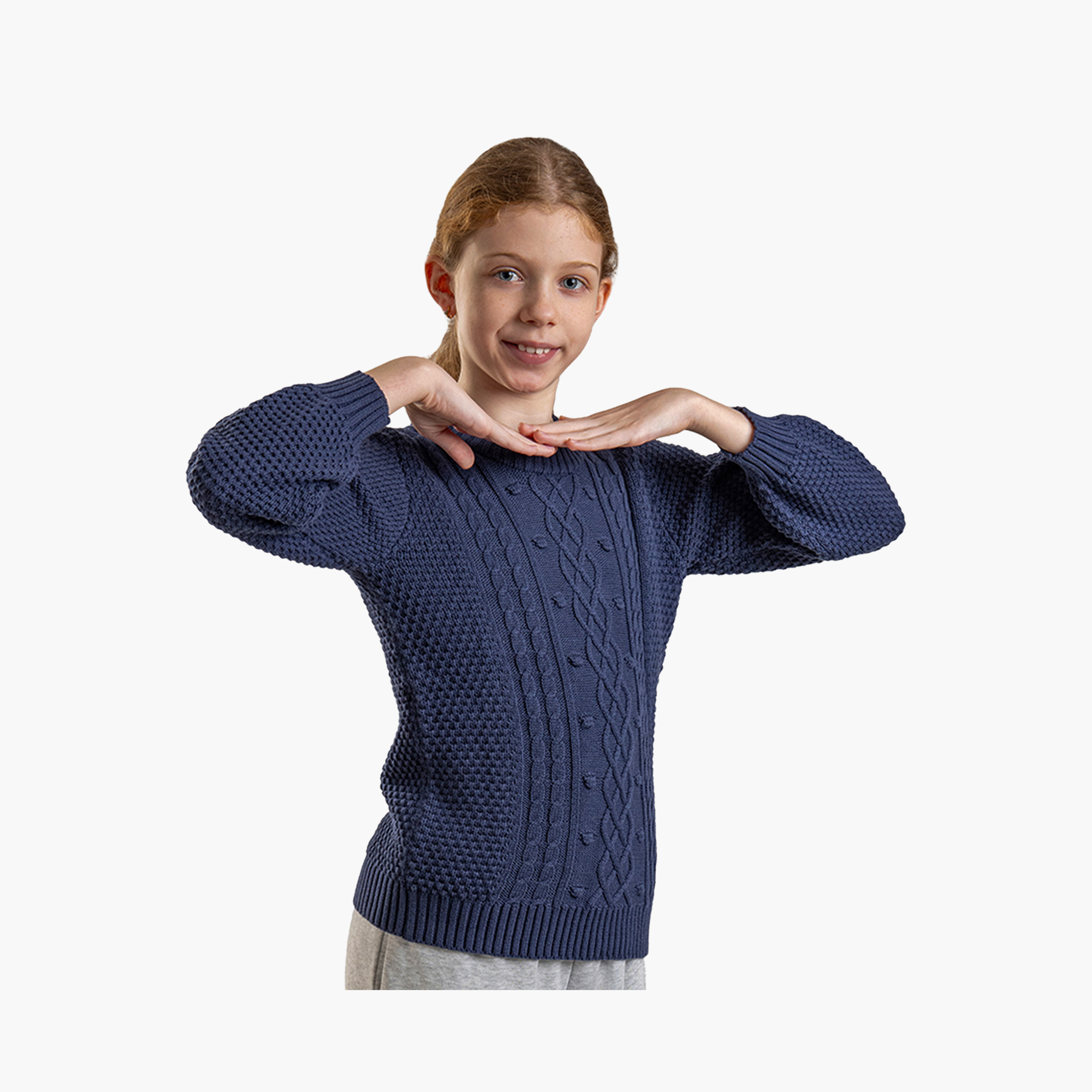 سترة رجالية بنسيج مزخرف من القطن من بيفرلي هيلز بولو كلوب-girls-clothing-winterwear-jumpersandcardigans-image-3