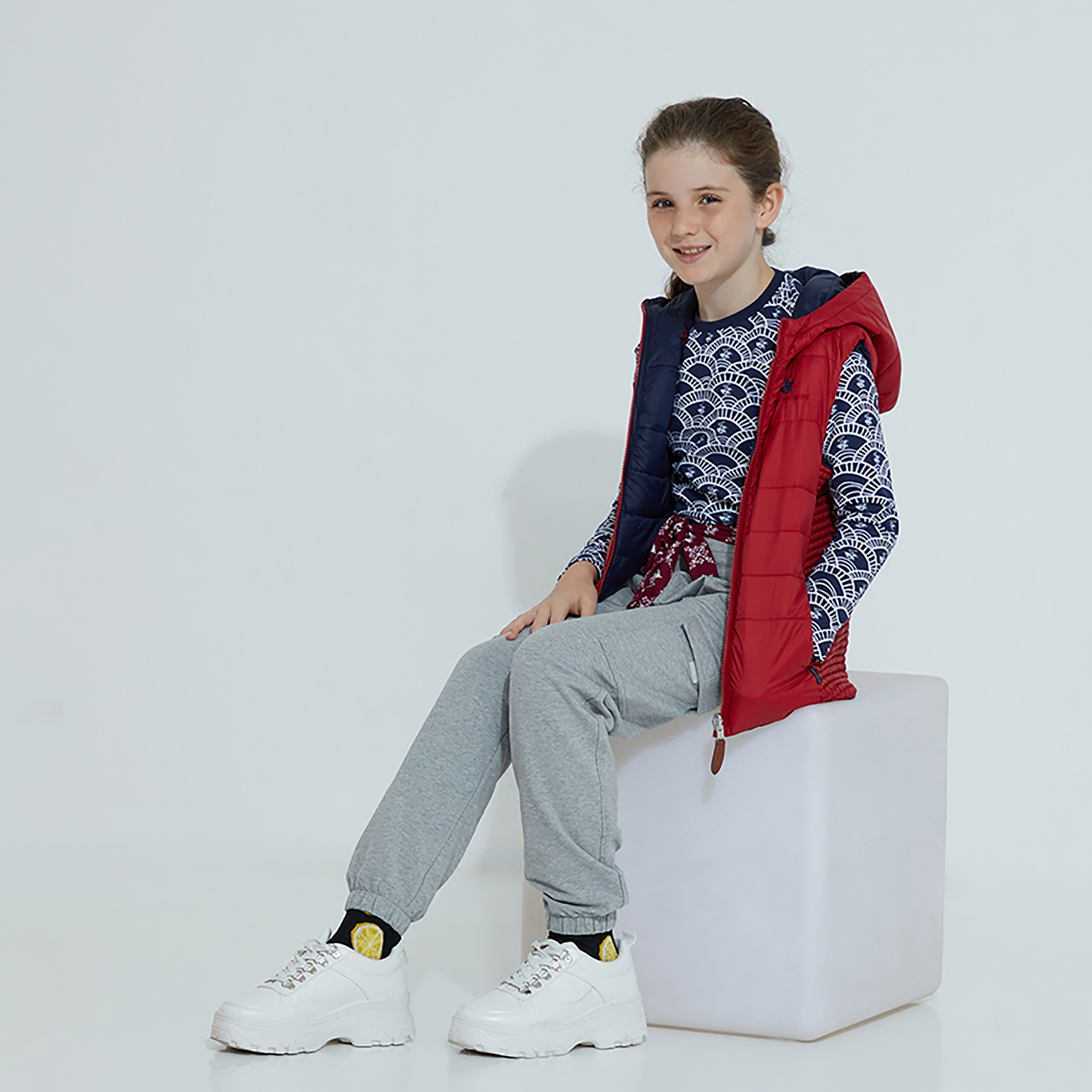 Beverly Hills Polo Club Solid Hooded Sleeveless Padded Jacket-girls-clothing-winterwear-jacketsandcoats-image-4