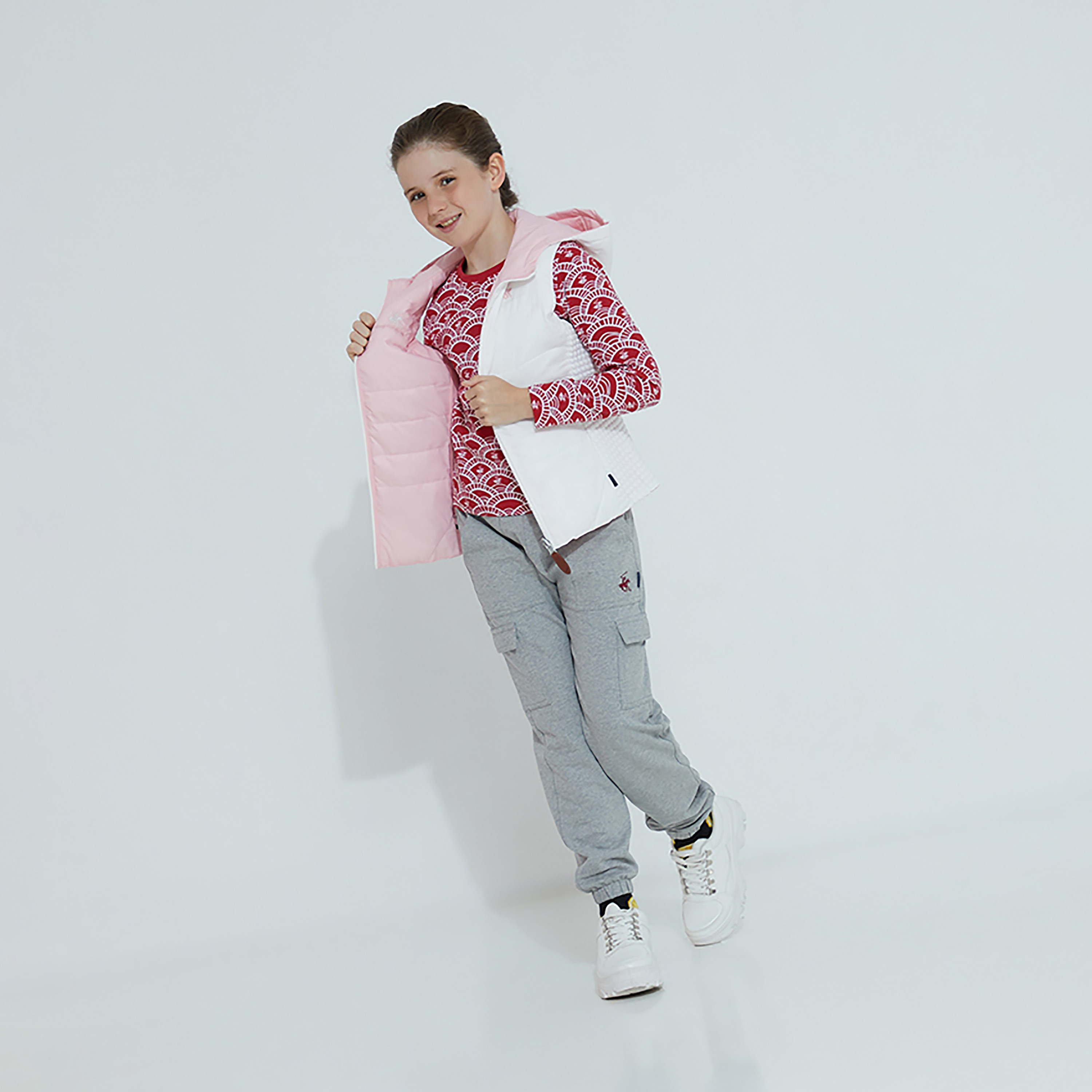 Beverly Hills Polo Club Solid Hooded Sleeveless Padded Jacket-girls-clothing-winterwear-jacketsandcoats-image-8