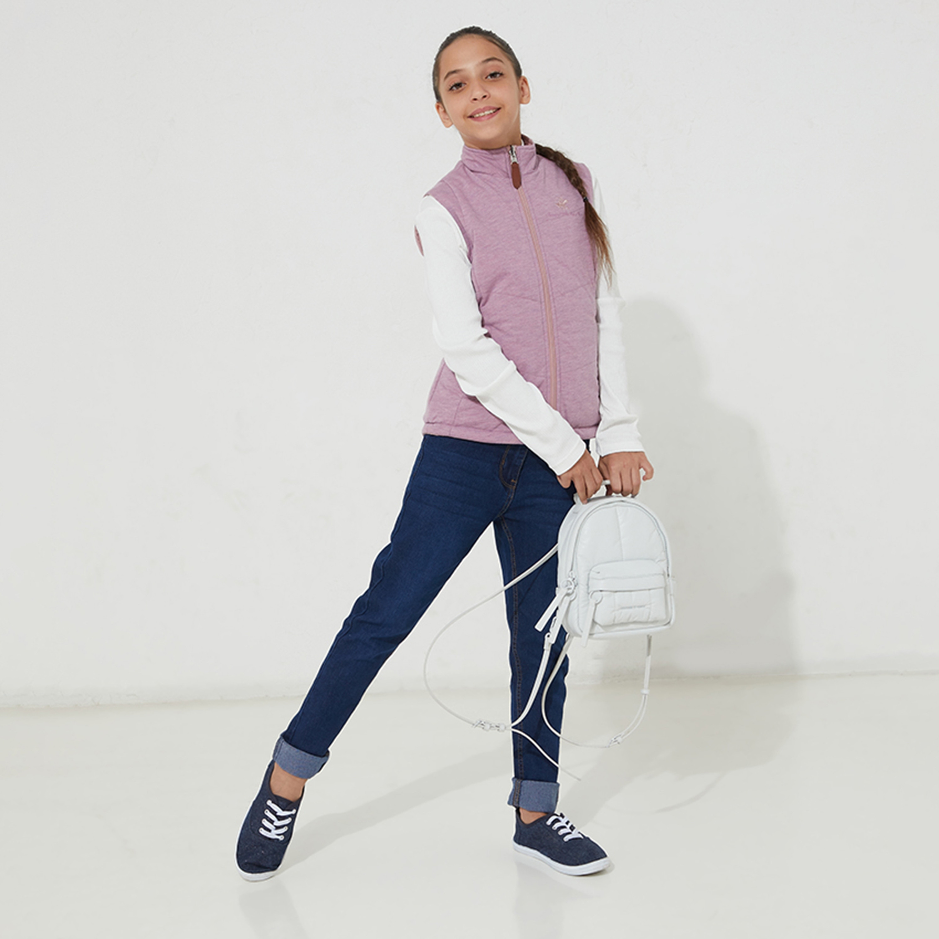 Beverly Hills Polo Club Logo Embroidered Regular Fit Vest-girls-clothing-winterwear-jacketsandcoats-image-4