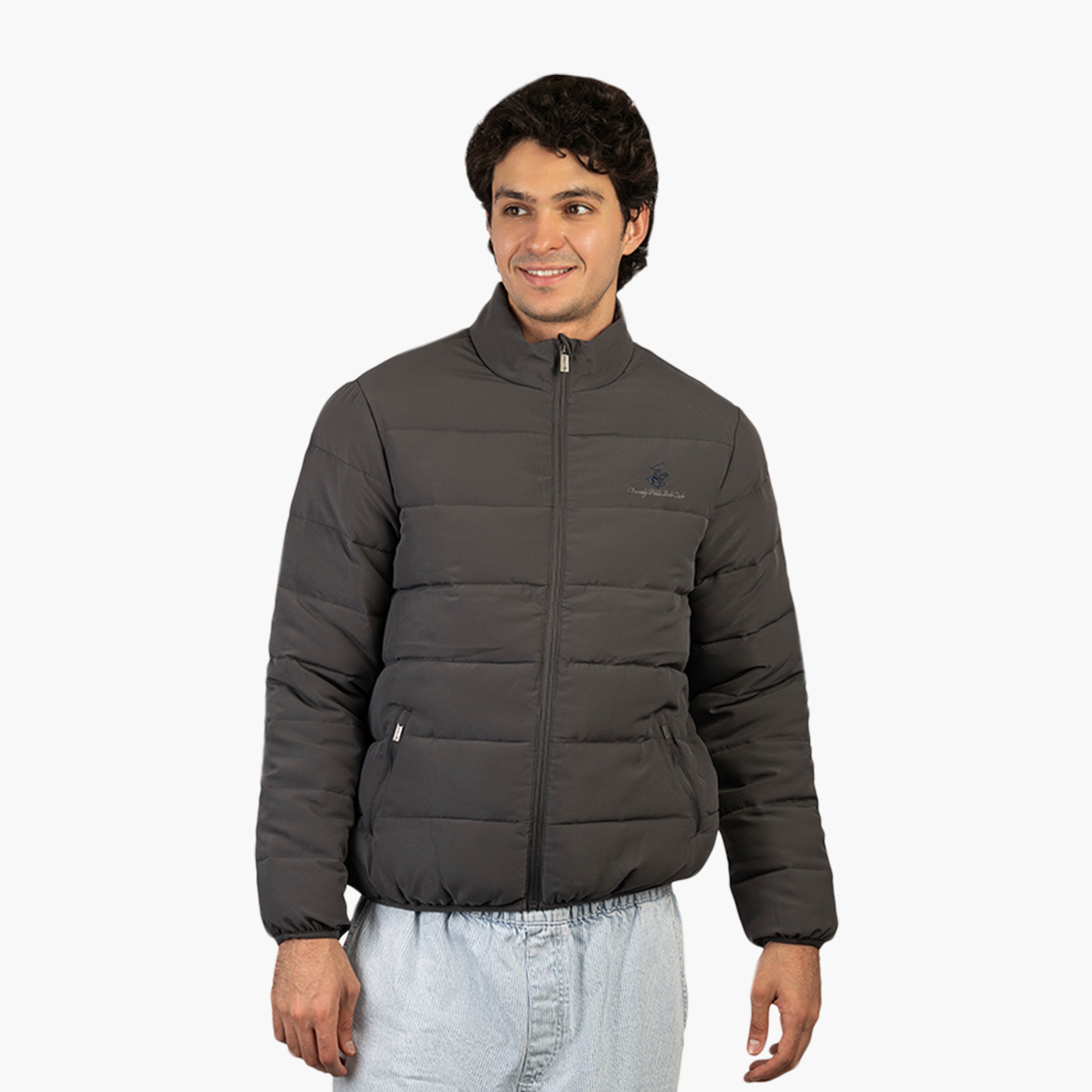 Beverly Hills Polo Club Plain High Neck Long Sleeves Men's Puffer Jacket-men-clothing-jacketsandblazers-jackets-image-1