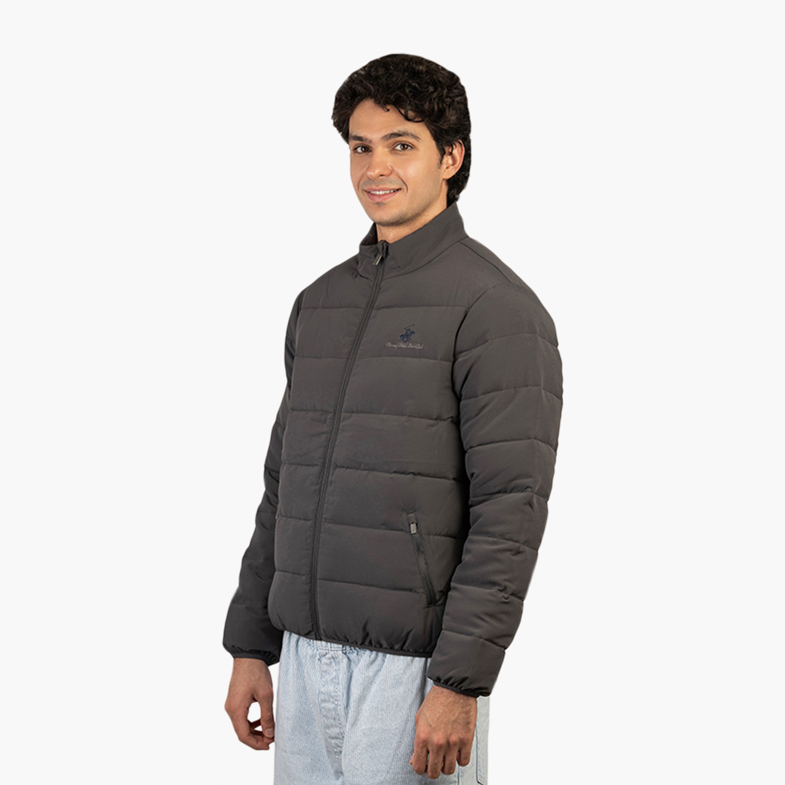 Beverly Hills Polo Club Plain High Neck Long Sleeves Men's Puffer Jacket-men-clothing-jacketsandblazers-jackets-image-2