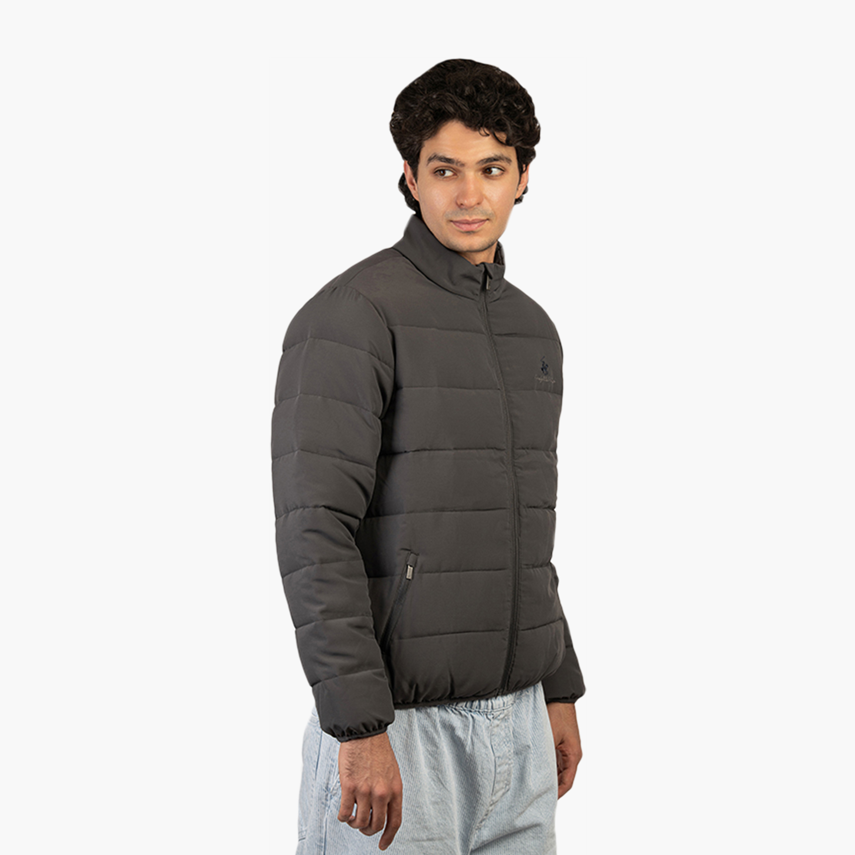 Beverly Hills Polo Club Plain High Neck Long Sleeves Men's Puffer Jacket-men-clothing-jacketsandblazers-jackets-image-3
