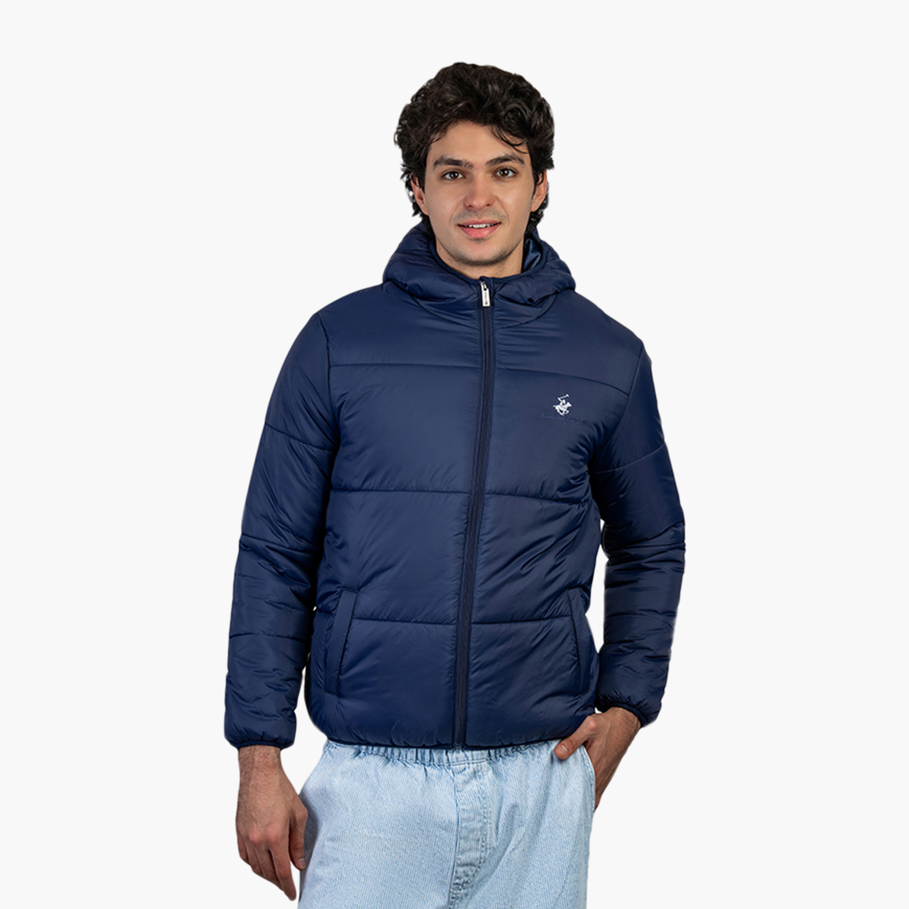 جاكيت بافر رجالي سادة بغطاء للرأس وأكمام طويلة بيفرلي هيلز بولو كلوب-men-clothing-jacketsandblazers-jackets-image-1
