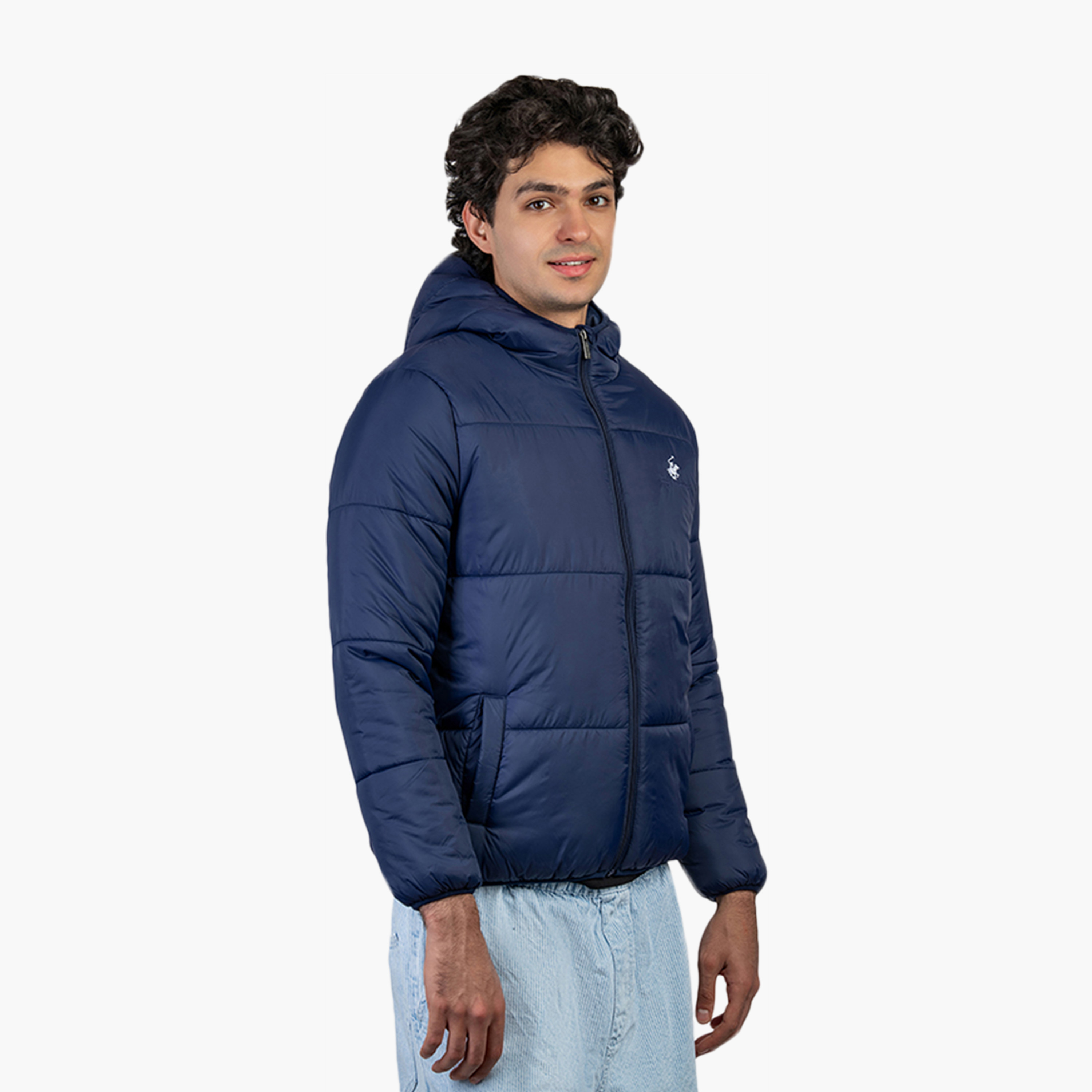 Beverly Hills Polo Club Plain Hooded Neck Long Sleeves Men's Puffer Jacket-men-clothing-jacketsandblazers-jackets-image-3