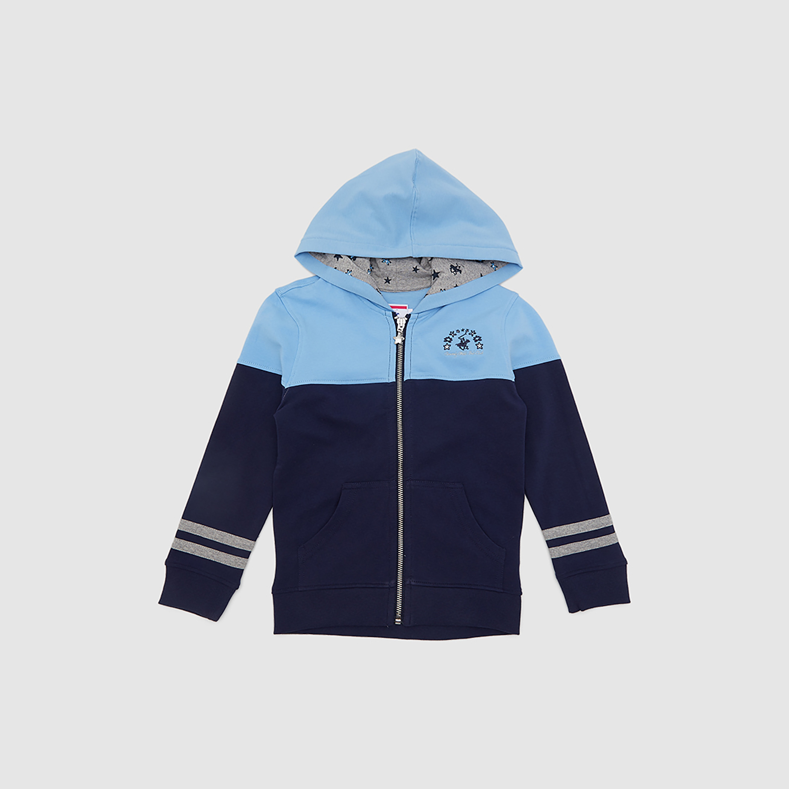 جاكيت بأكمام طويلة وملون من بيفرلي هيلز بولو كلوب-girls-clothing-winterwear-jacketsandcoats-image-1