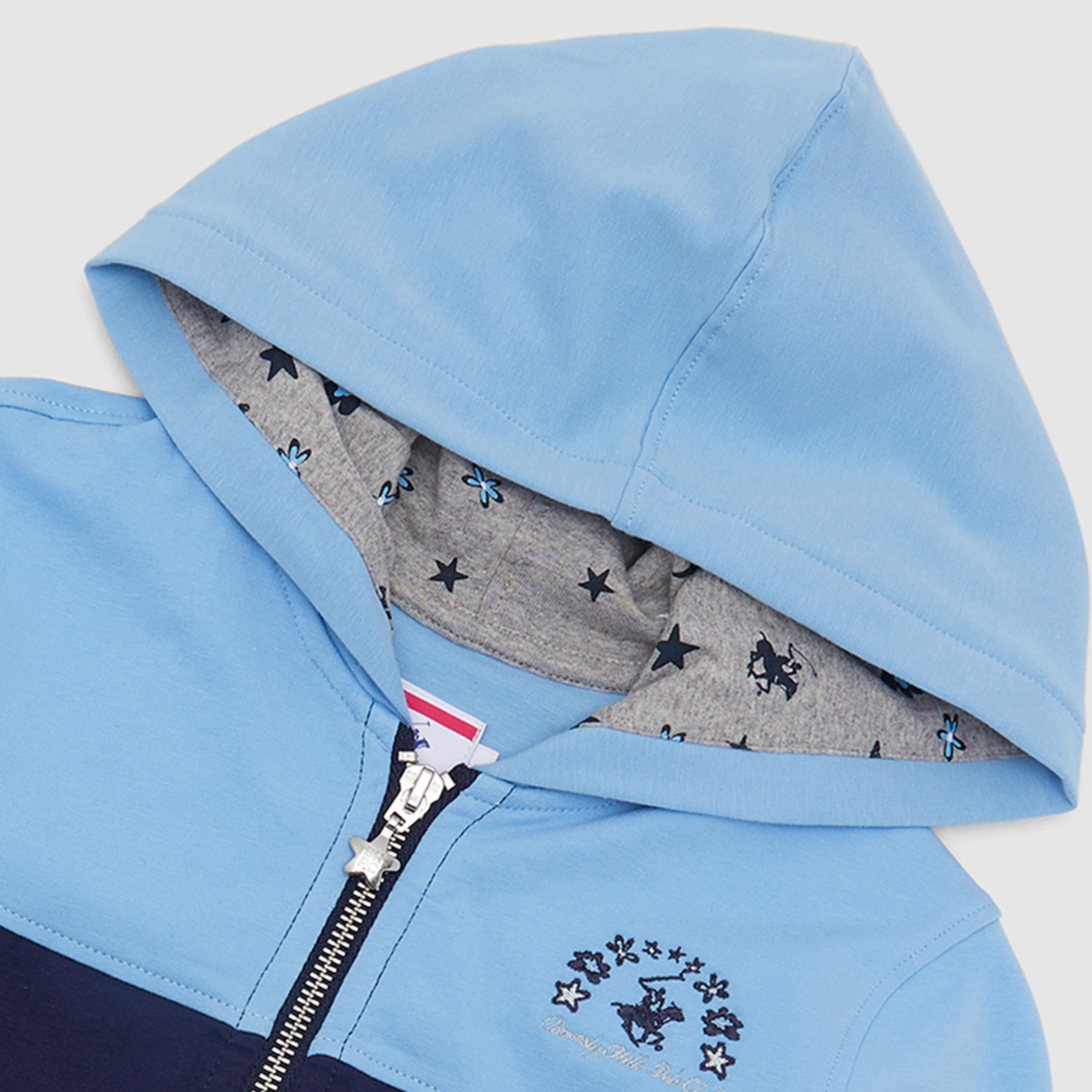 Beverly Hills Polo Club Colour Blocked Long Sleeves Jacket-girls-clothing-winterwear-jacketsandcoats-image-6
