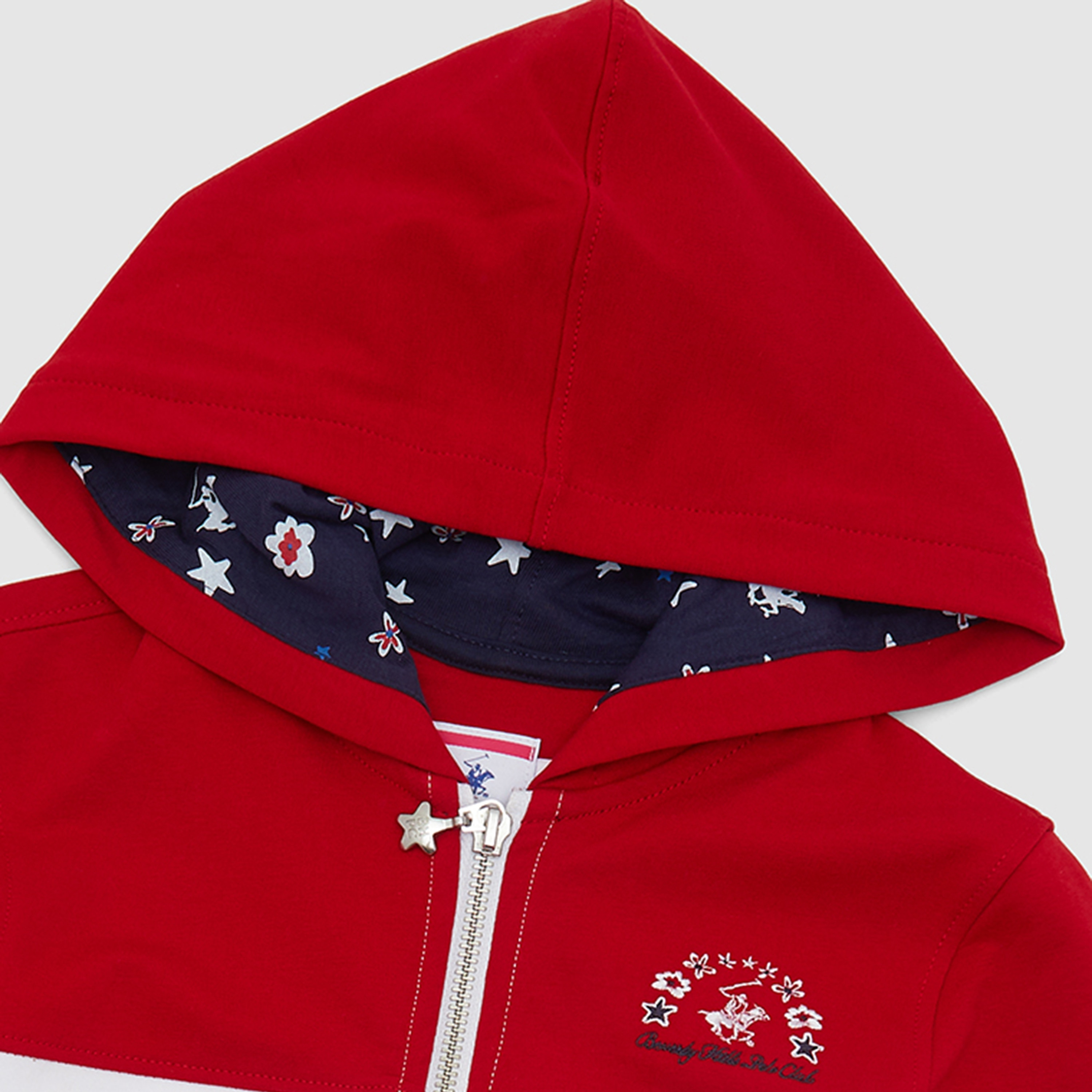 Beverly Hills Polo Club Colour Blocked Long Sleeves Jacket-girls-clothing-winterwear-jacketsandcoats-image-3